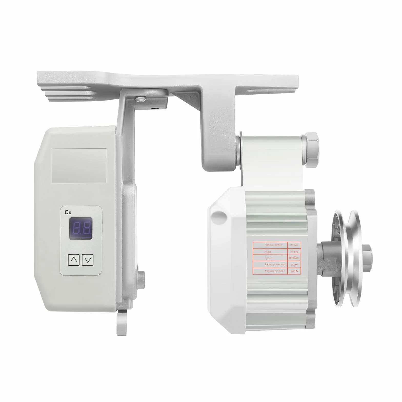 220V Motor eléctrico para máquina de coser de ahorro de energía 550W Servo Motor sin escobillas Máquina de coser industrial 500-3500 RPM para máquinas de coser industriales sin escobillas (550W)