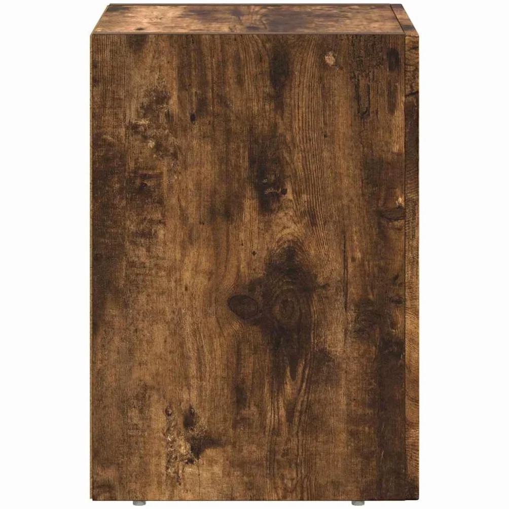 Mesita de noche moderna de madera de 29,5 x 35 x 50 cm con estantes para almacenamiento, diseño neutro para dormitorio, fácil limpieza y montaje