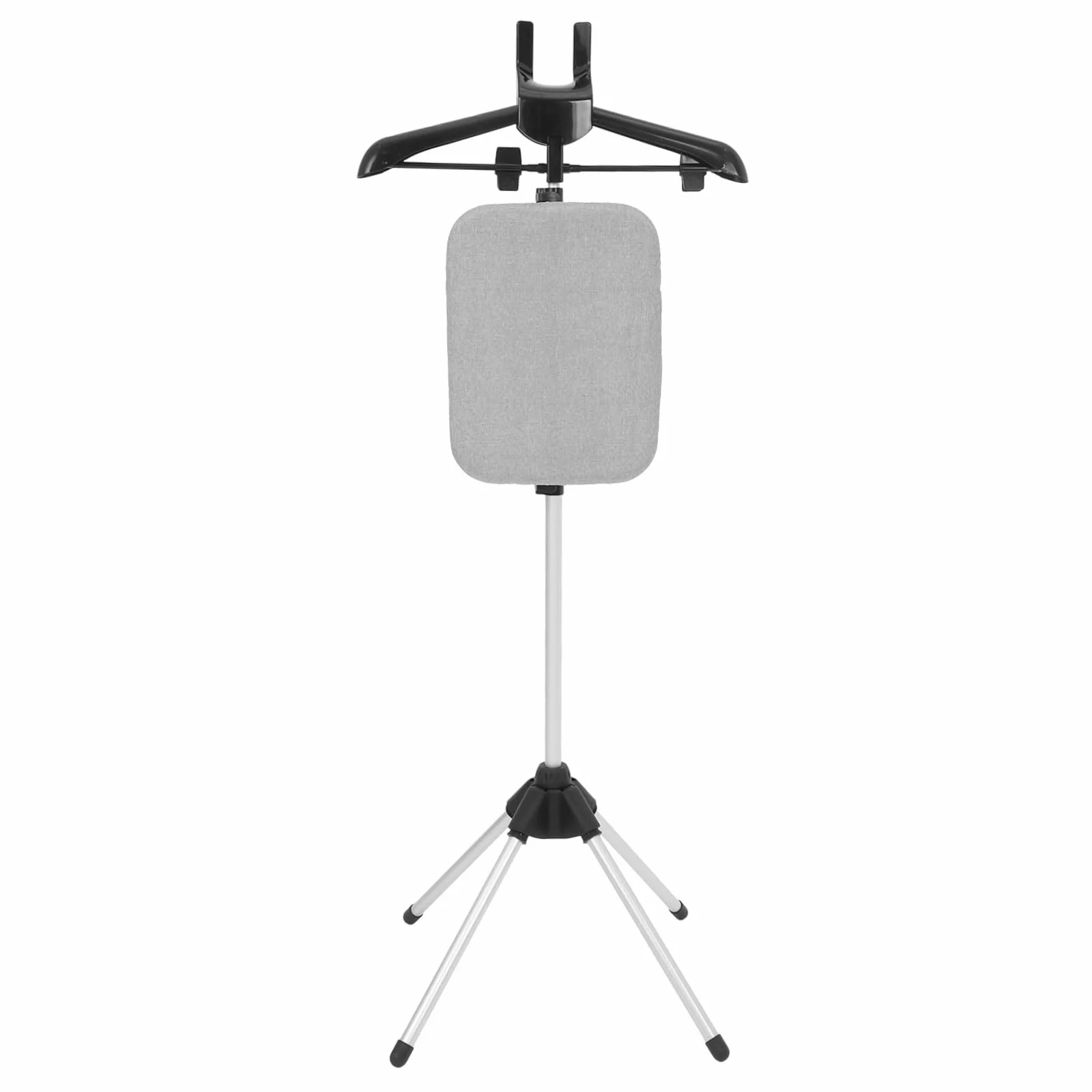 Cabilock Soporte de Planchado Plegable Telescópico Tabla Integrada y Base de Cuatro Patas, Ajustable de 90 a 160 Cm para Prendas y Ropa Fácil de Almacenar