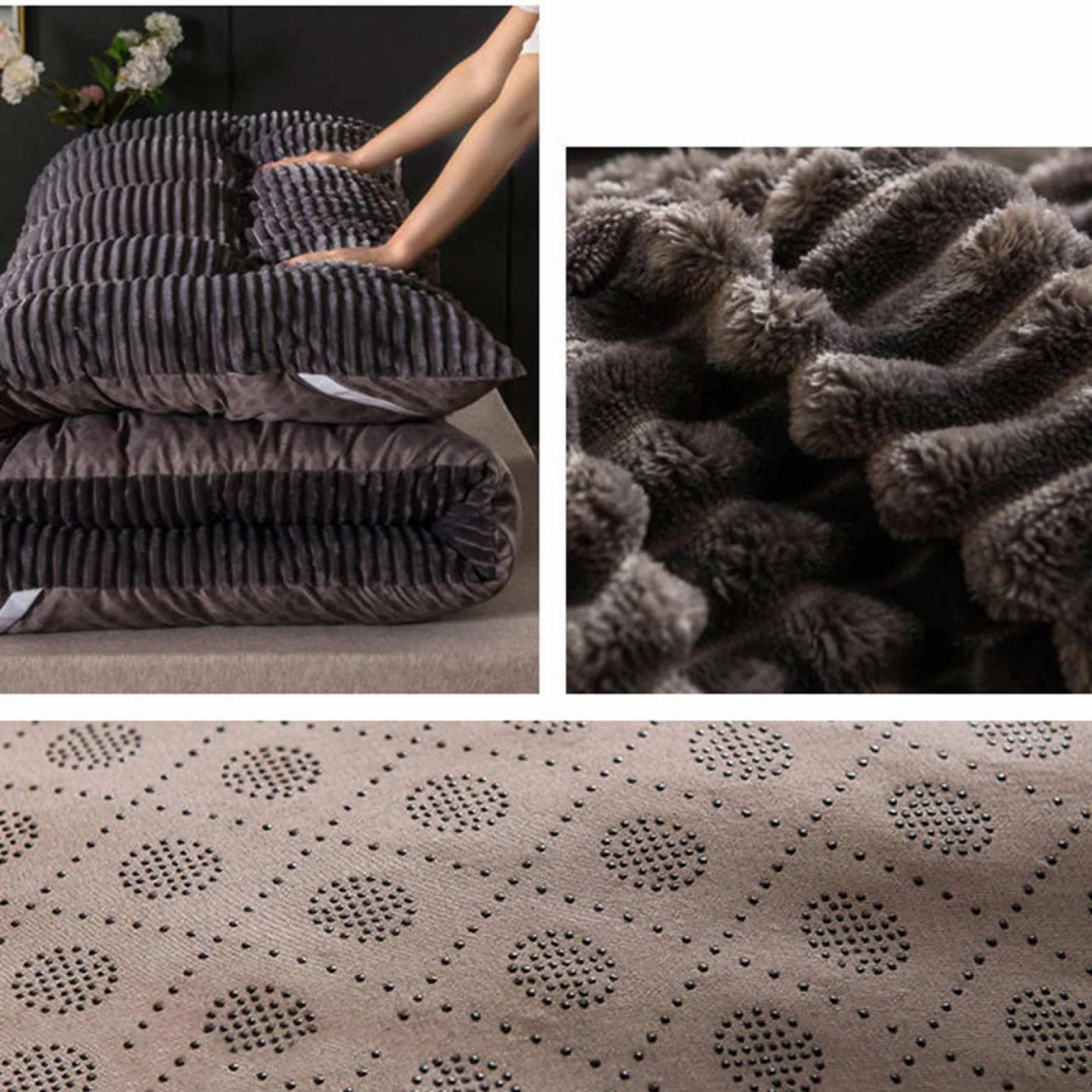 Colchón De Futón Doble Individual Japonés, Colchón De Suelo Japonés Colchón De Tatami Para Dormir Colchón Enrollable Para Acampar Colchón De Suelo Tumbona Sofás Y Sofás, Grey, 120x200cm