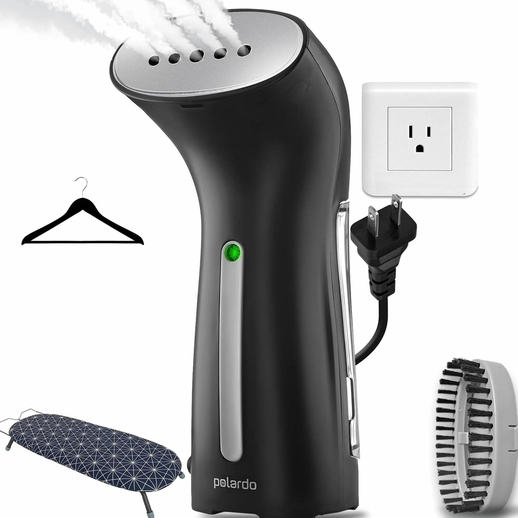 Vaporizador para ropa, vaporizador portátil de mano para viajes, cabezal de vapor metálico, sistema de bomba, tamaño mini, vaporizador de mano inalámbrico para cualquier tela