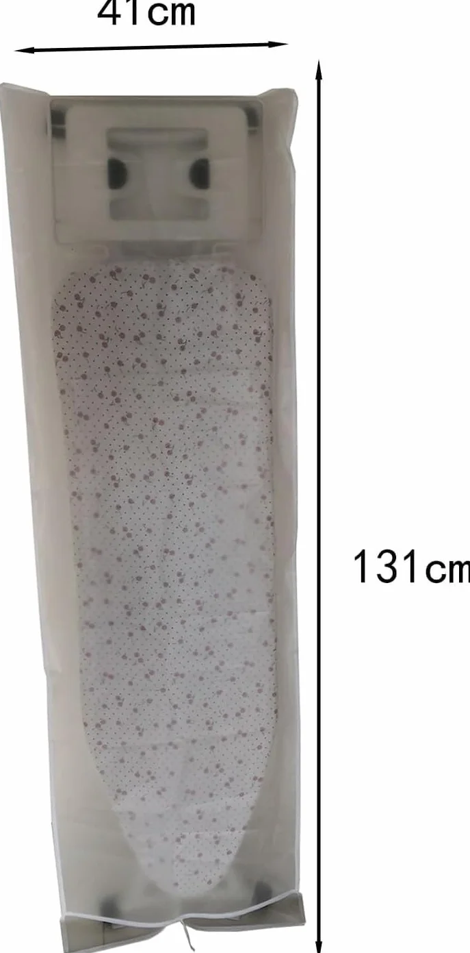 Funda y Almohadilla para Tabla de Planchar Funda de Almacenamiento for Tabla de Planchar, Transparente, a Prueba de Polvo, Varios tamaños(41x131cm)