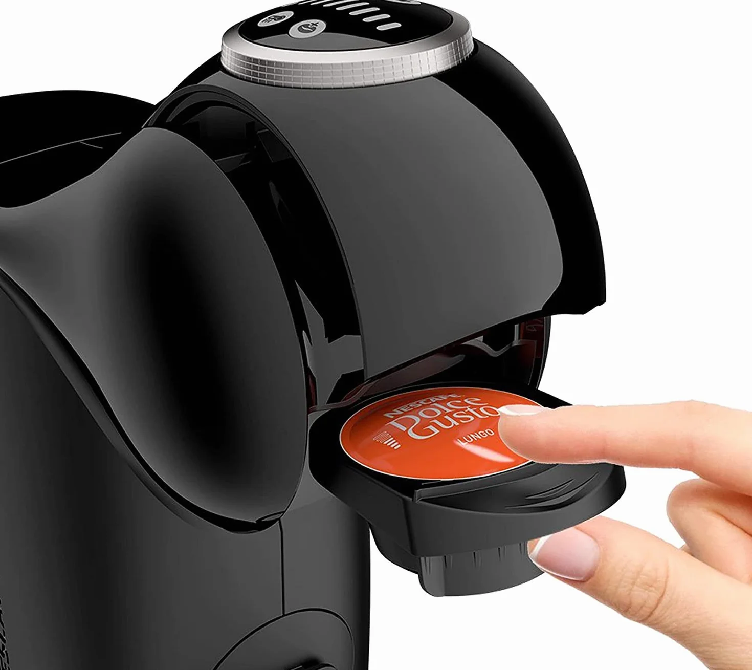 Krups Portacápsulas Compatible con Cafetera Dolce Gusto Genio S KP2401HP, Soporte Cápsulas Imantado