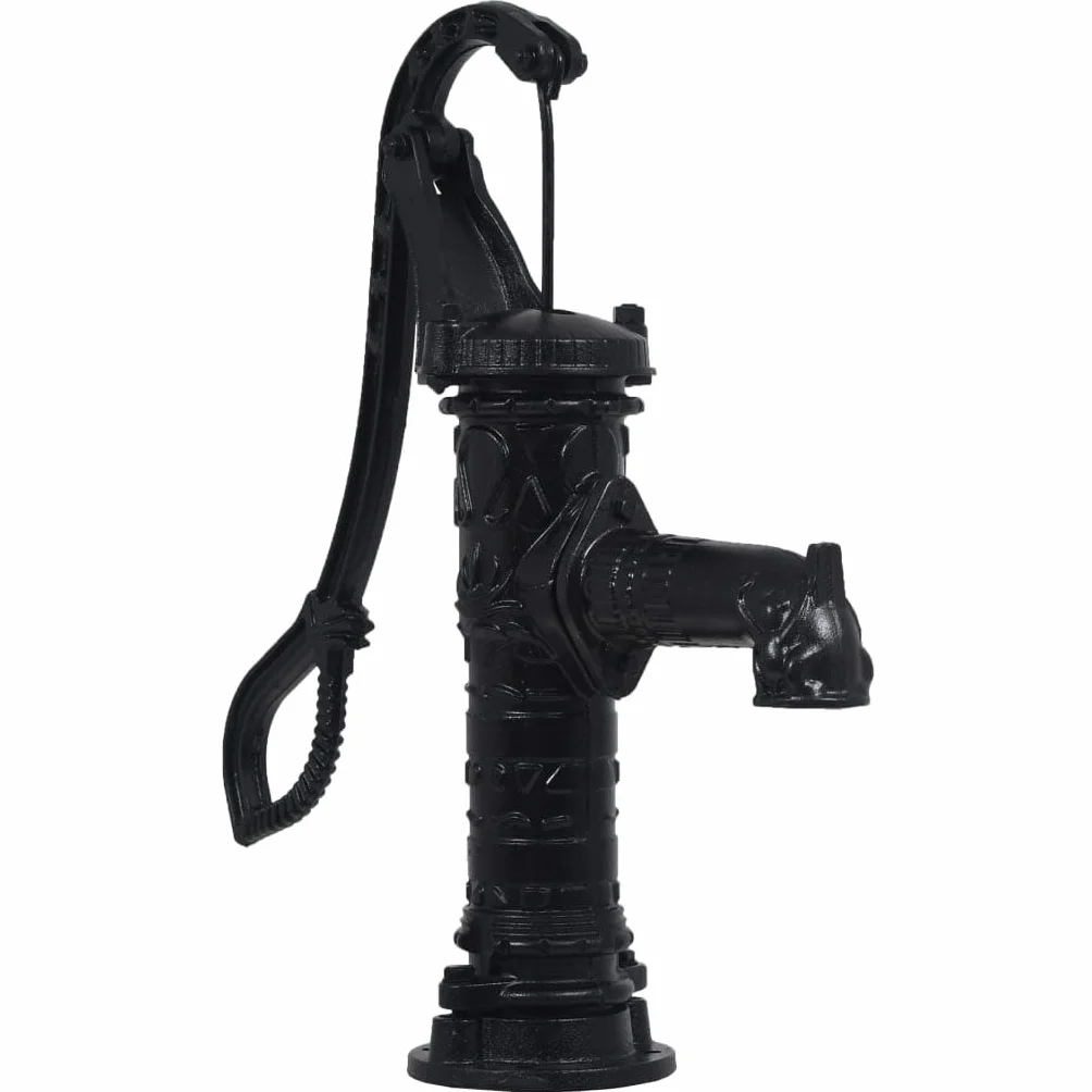 INLIFE Bomba de agua de jardín con soporte de hierro fundido, ferretería, bombas de ferretería (29,2 kg)
