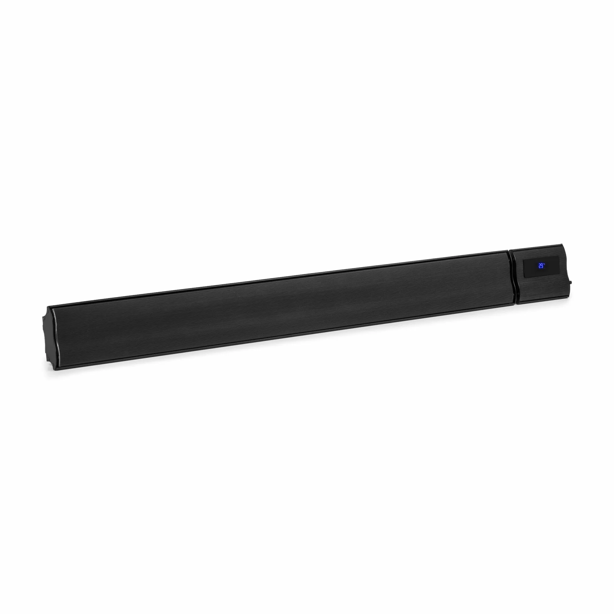 Blumfeldt Radiador Electrico Bajo Consumo Infrarrojo para Patio o Terraza Cerrada de 2400W, con Mando, Radiadores Bajo Consumo Electricos con Temporizador, LED, Estufas Terraza y Jardín, Sin CO2