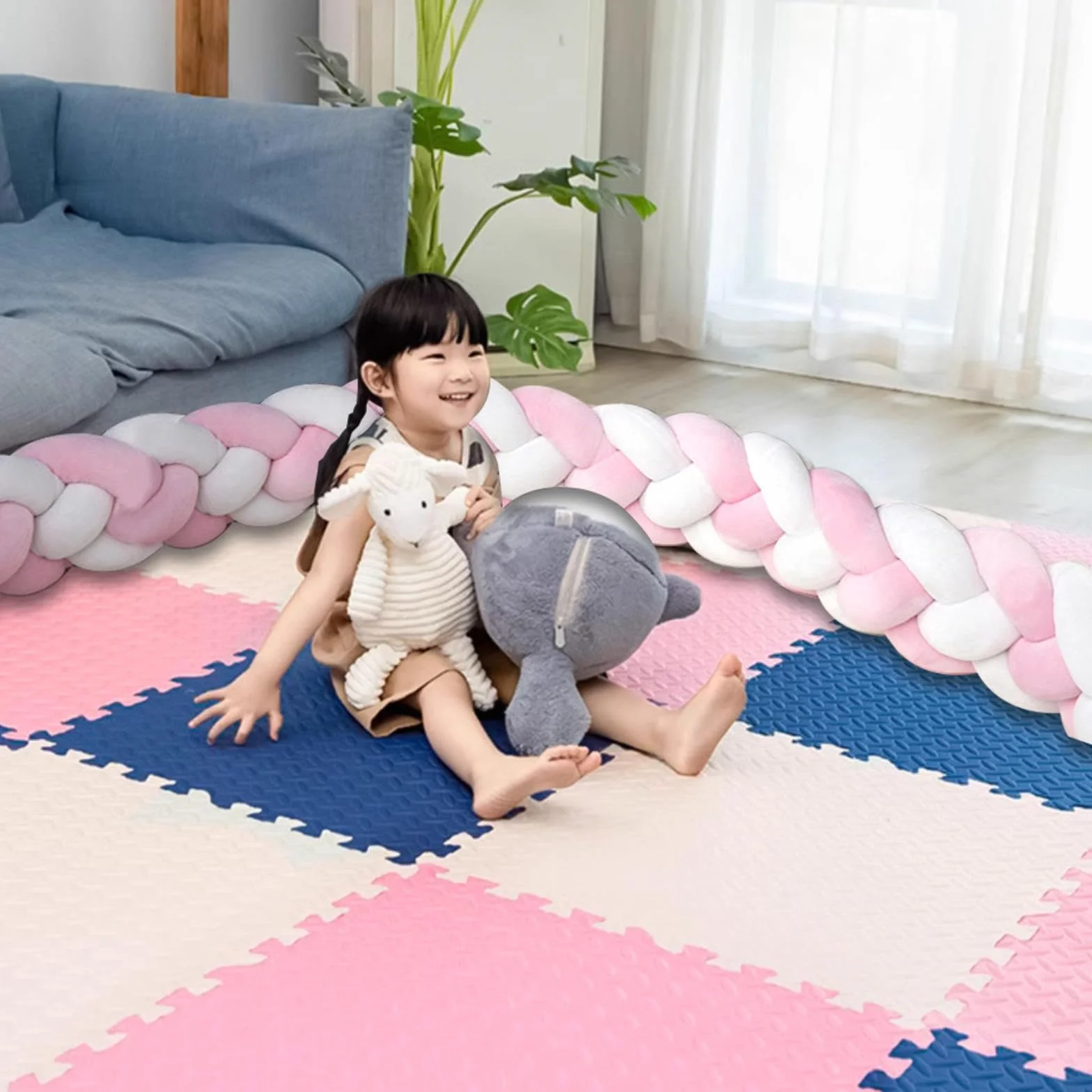 Adorables Adornos para el hogar, acogedoras Manualidades para el Dormitorio, el Toque, MixedColours3-157inch