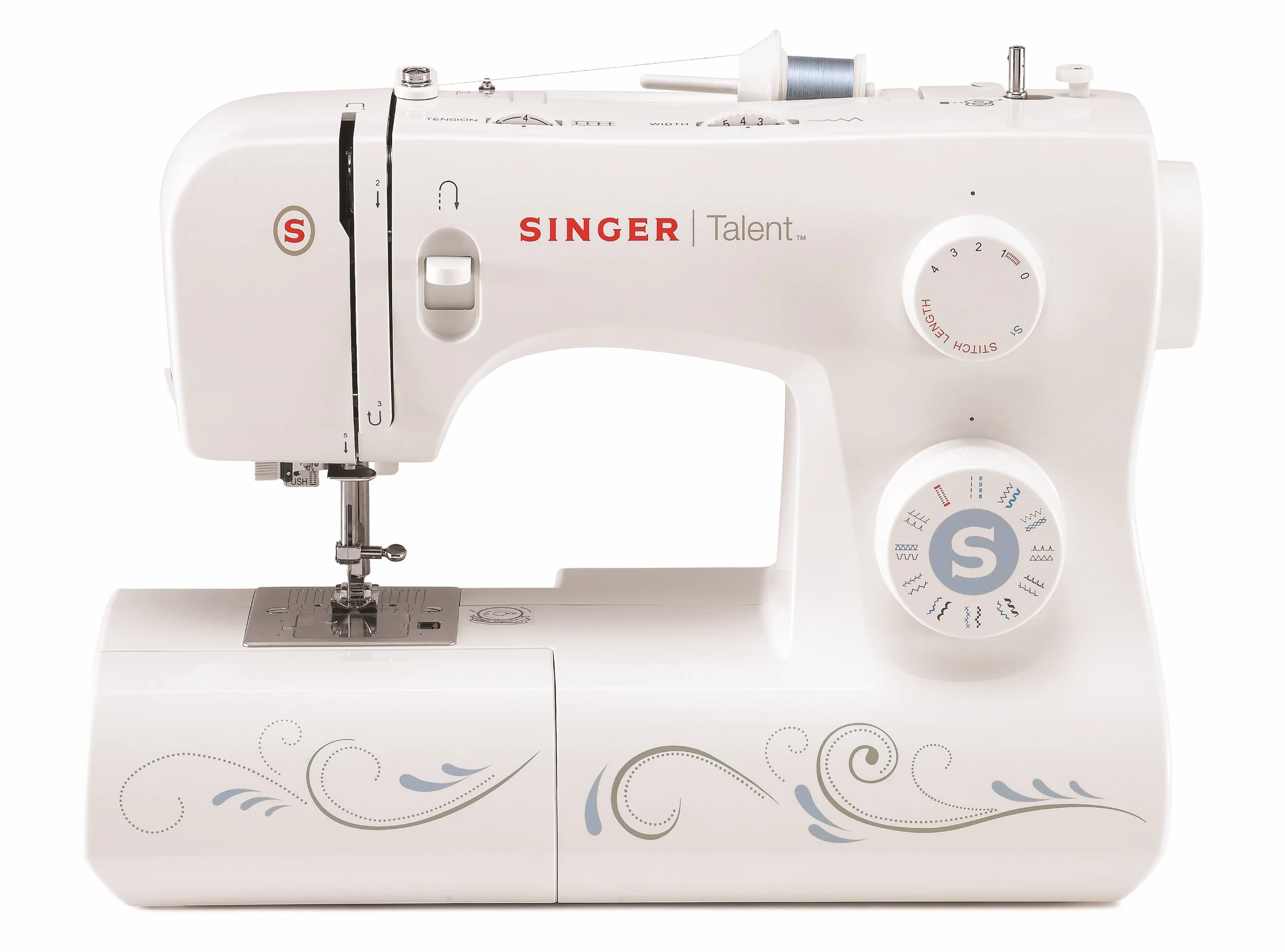 SINGER Talent 3323 - Máquina de coser (220-240 V, Color blanco)