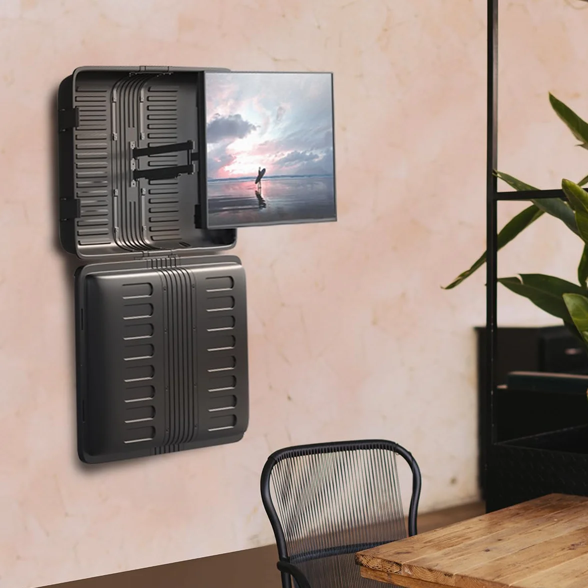 LogiLink BP0167 - Caja de TV para Exteriores a Prueba de Polvo y Intemperie, para televisores de 55 a 75", inclinable y orientable