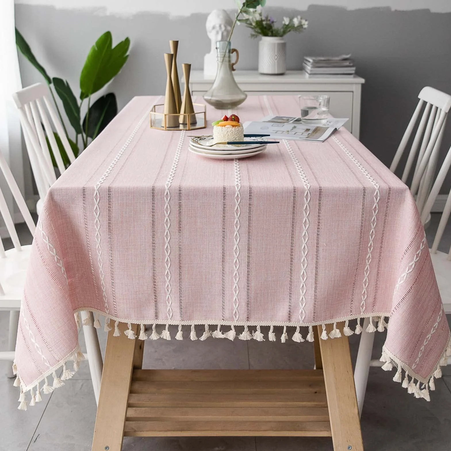 YSUEFIJO Manteles Mesa Rectangular 140x240cm, Mantel Antimanchas, Mantel Resistente a Las Manchas, Manteles Exterior Decorativo, Cubierta de Mesa Lavable Resistente, para Hogar Comedor del Cocina