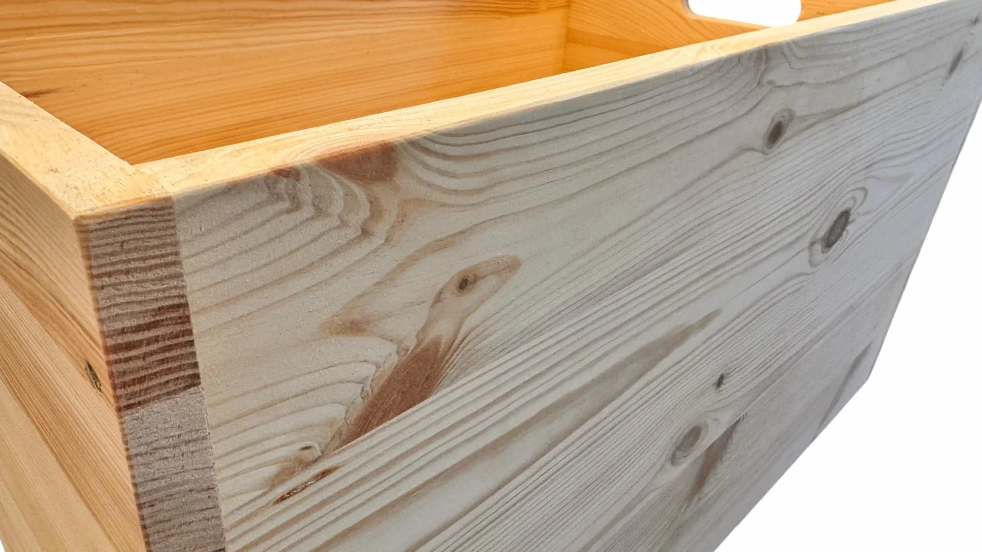 weeco Baúl de almacenamiento de madera con ruedas, 73 x 45 x 40 cm, madera de pino sin pintar, caja de almacenamiento multifuncional para leña, juguetes, mantas