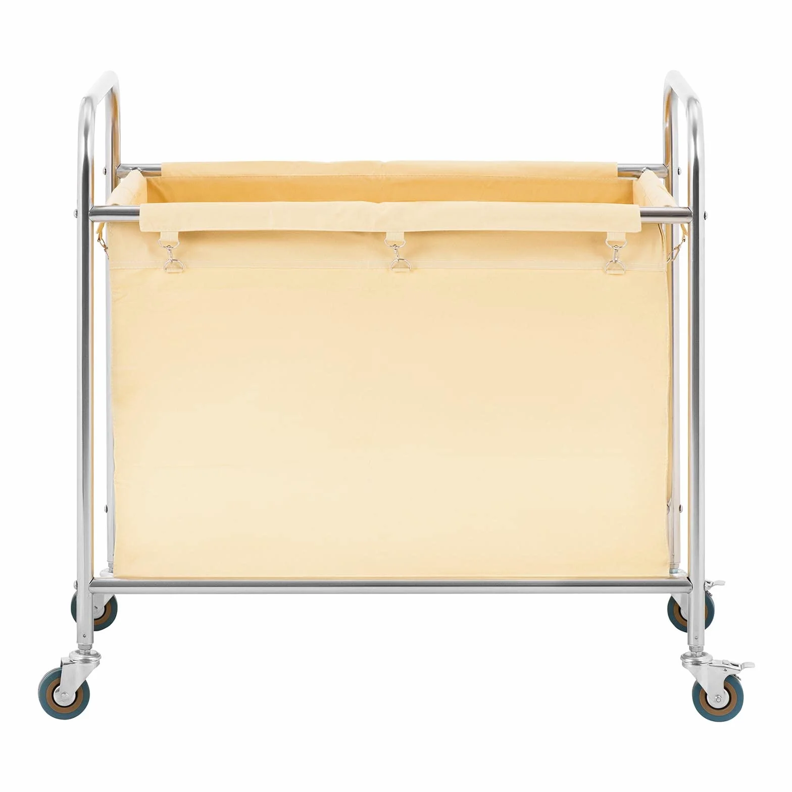 Royal Catering - RCWW 1 - Carro para Ropa - 250 L - 4 Ruedas / 2 Frenos - Bolsa: 82 x 50 x 60 cm