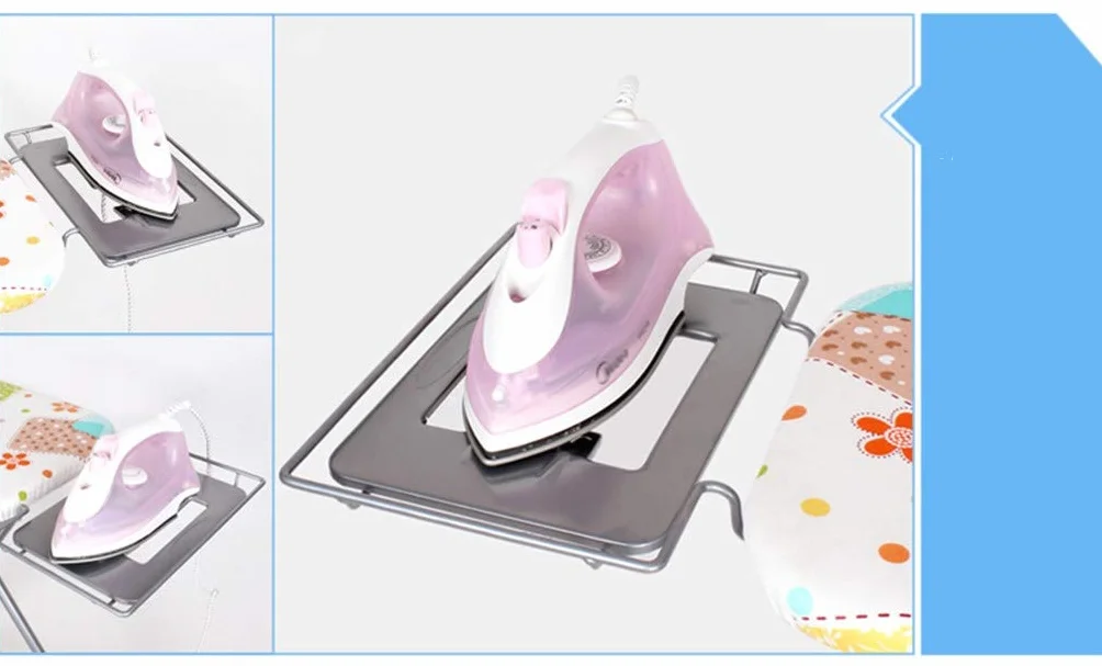 Tabla de Planchar para Hotel, Estante de Planchado Liso Reforzado, Centro de lavandería, Tienda de Ropa, Soporte para Plancha de Vapor para Dormitorio