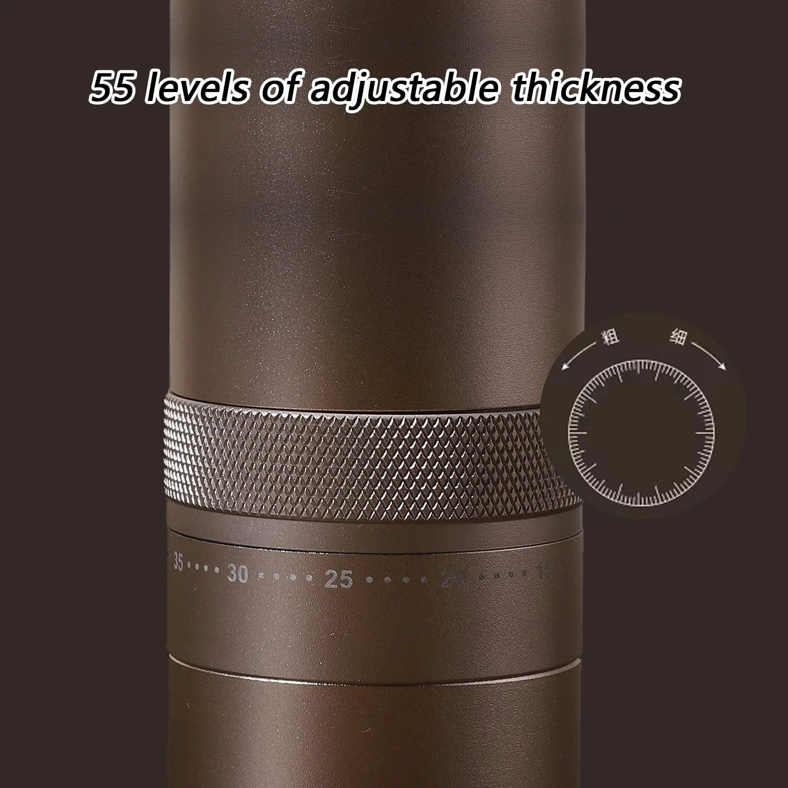 Molinillo de café Manual de Acero Inoxidable 304 de Grado médico con Materiales no tóxicos para oficinas en hogar y Uso en Exteriores Molinillo de café con Manual Núcleos de cerámica