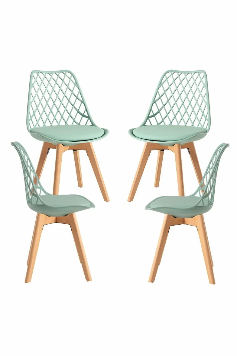 Packs Sillas Comedor Mima Celadón 4 sztuk