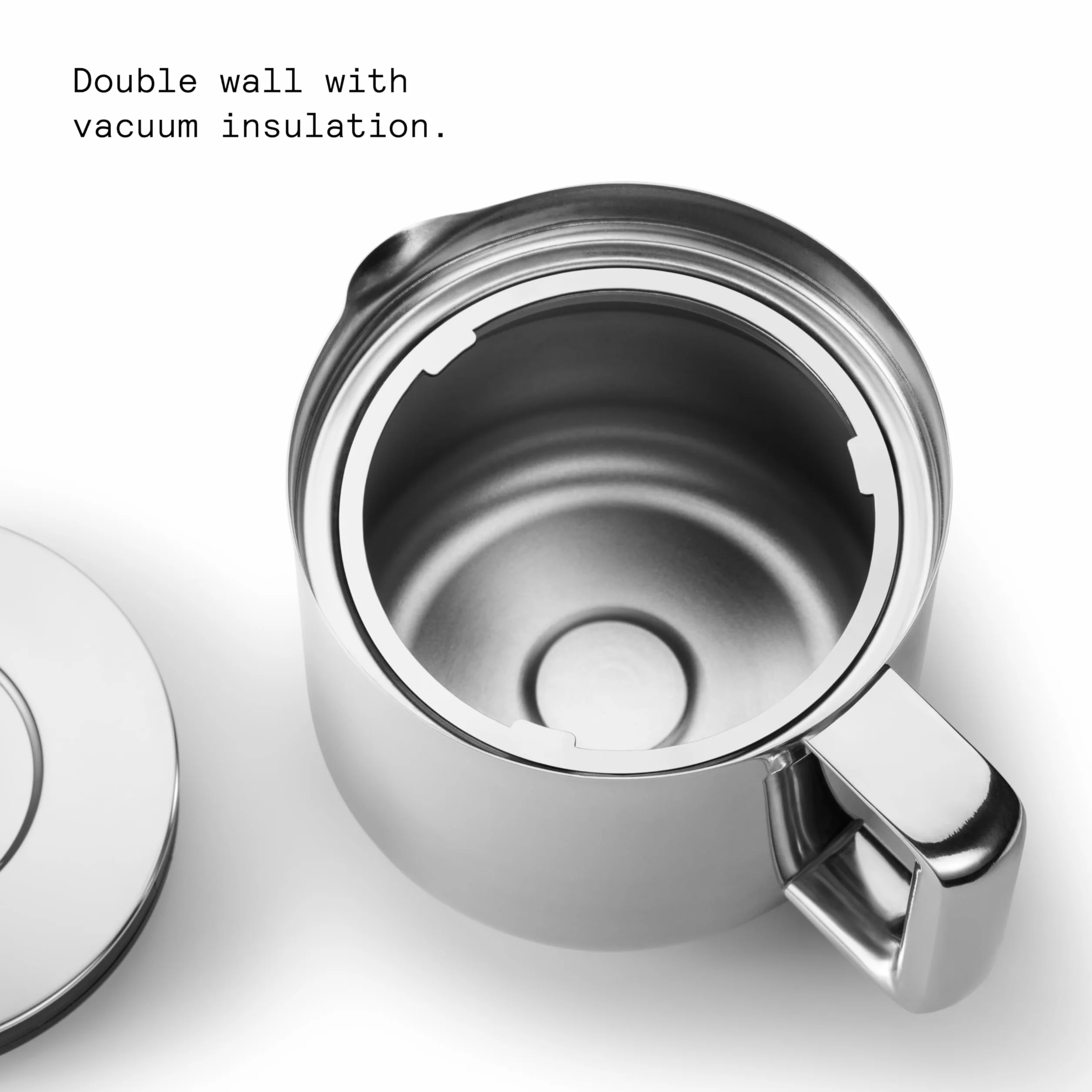 aarke Jarra térmica termo de acero inoxidable, de doble pared, compatible con cafeteras, capacidad para 10 tazas, 250 ml.