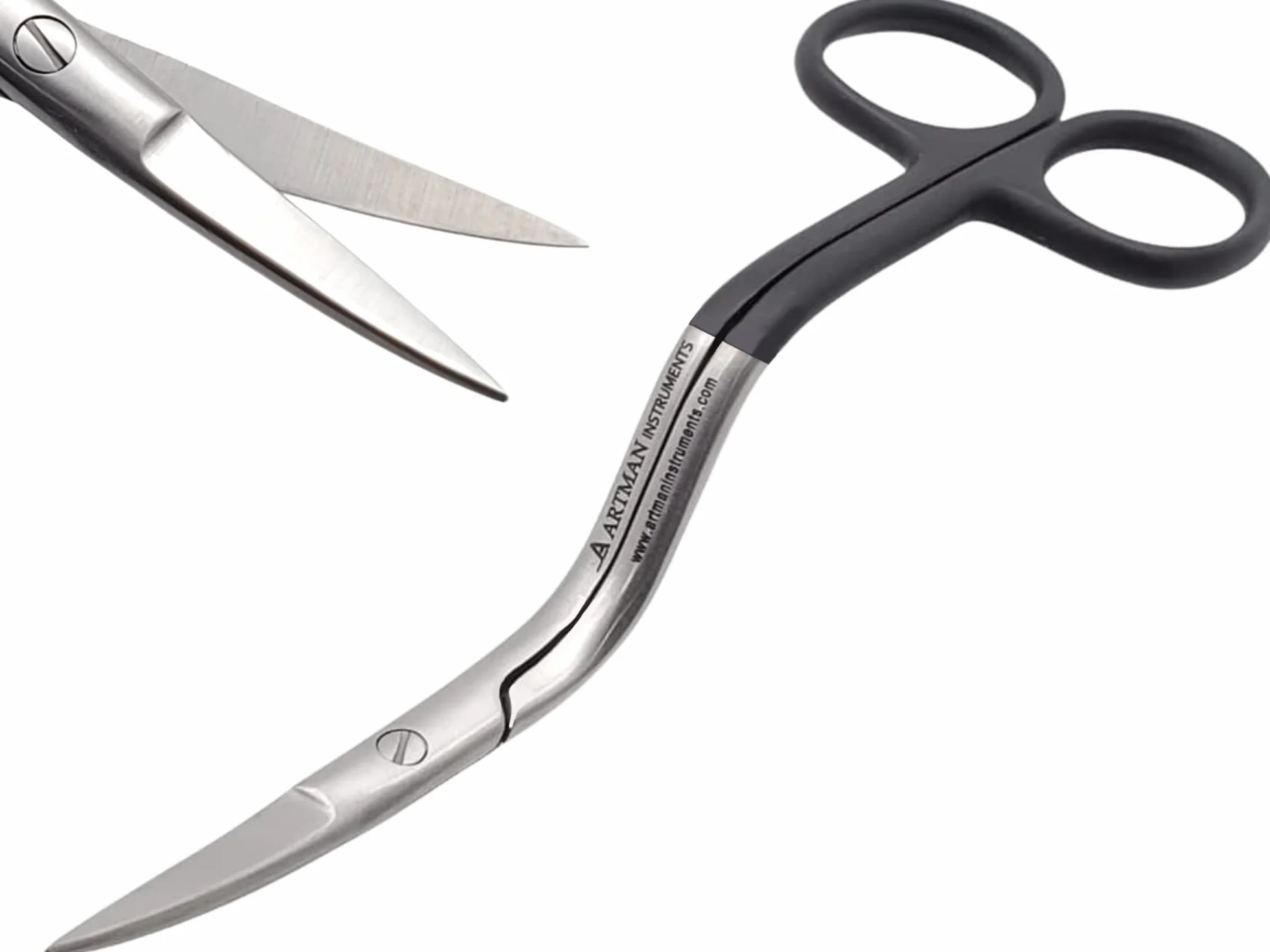 Artman Instruments Tijeras de bordado curvadas con mango doblado de 15,2 cm para bordado a máquina y puntadas de tela