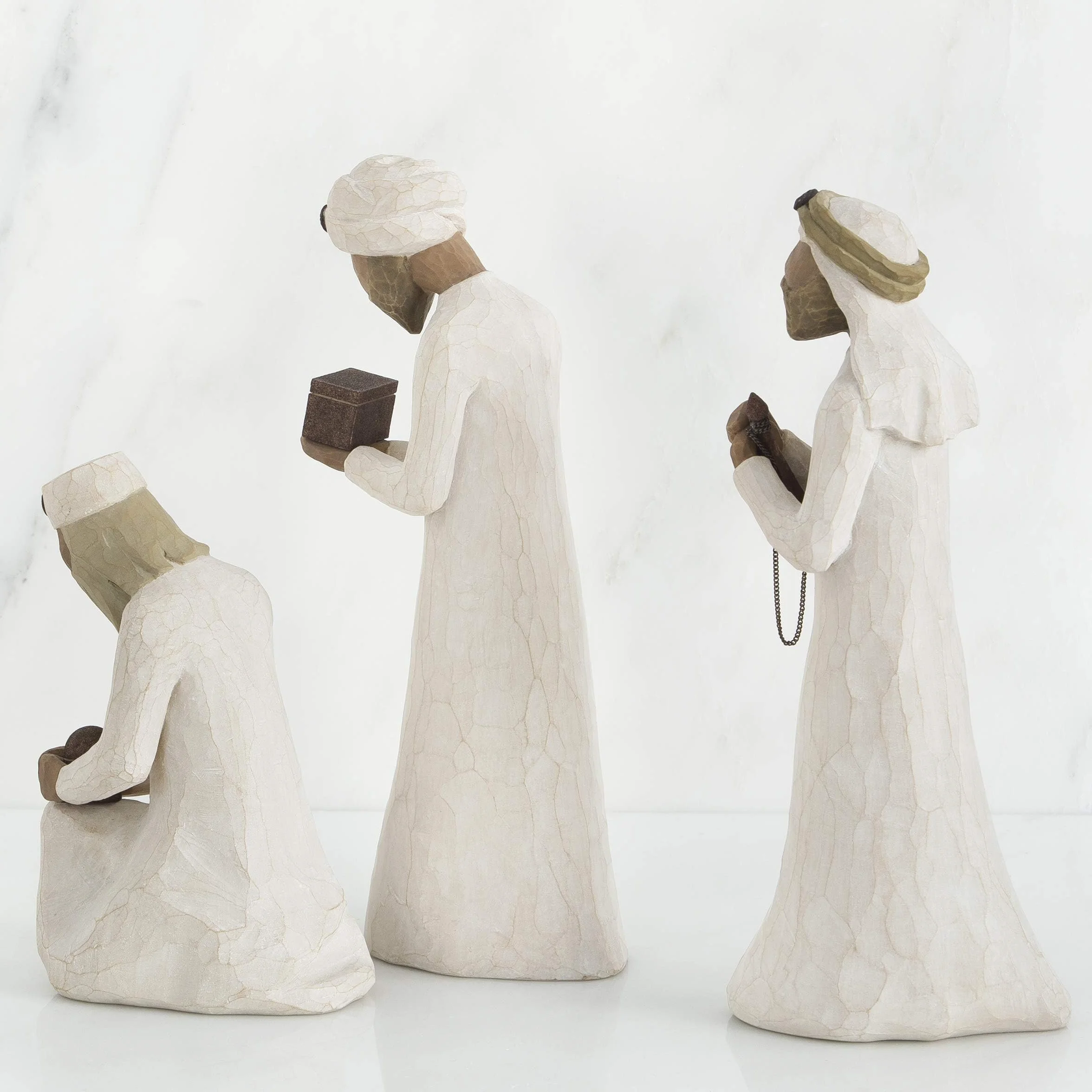 Willow Tree Figura de Reyes Magos: Melchor, Gaspar y Baltasar, Home Deco, Enesco