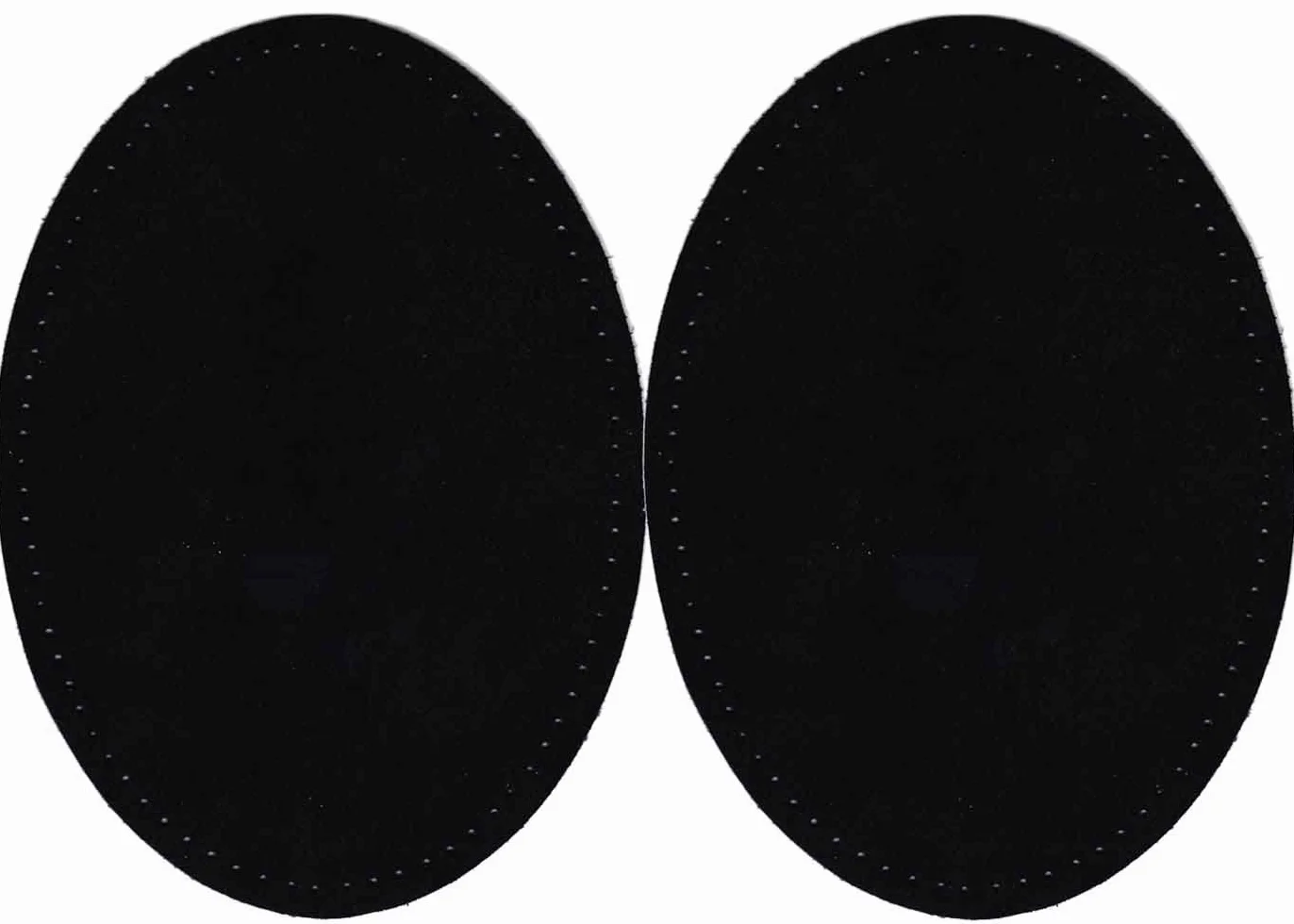 Dos Grandes coser Natural ante codo parches 4,75 en X 6,5 en – negro