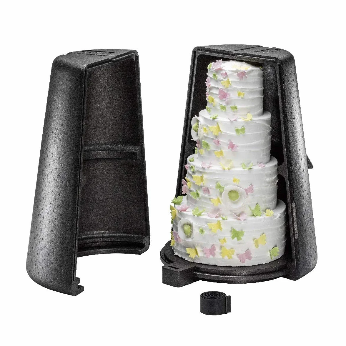 Termohauser EPP-Thermobox - Soporte para tartas (capacidad máxima de Soporte de 5 pisos con máx. Diámetro: 46 cm y 72 cm de altura.