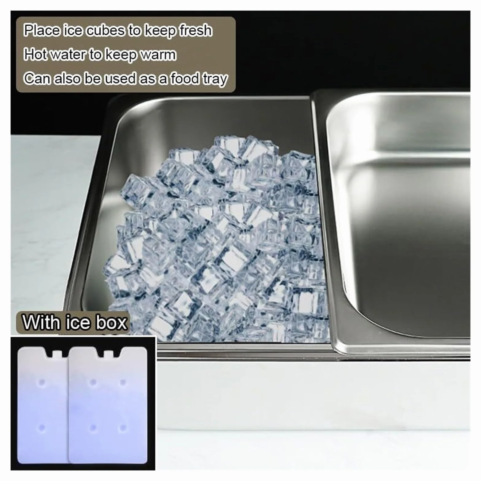 Estante de especias, dispensador de condimentos comercial con tapa transparente para restaurante, cocina, fiesta