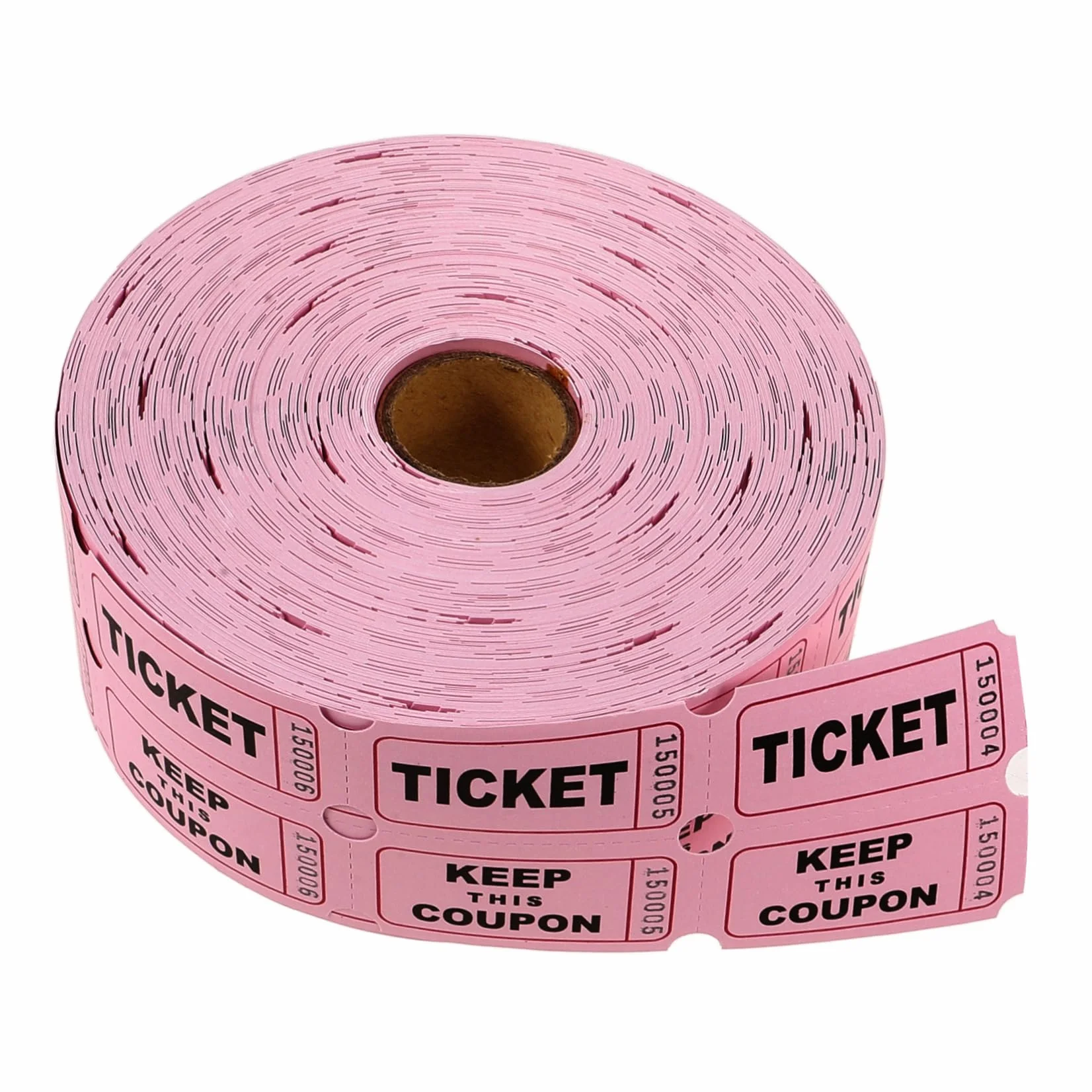 TOPBATHY 4 Rollos boletos para la rifa de boletos entradas para la fiesta boletos de papel Entradas para eventos Boletos de puerta entradas para fiesta tickets for events rosa