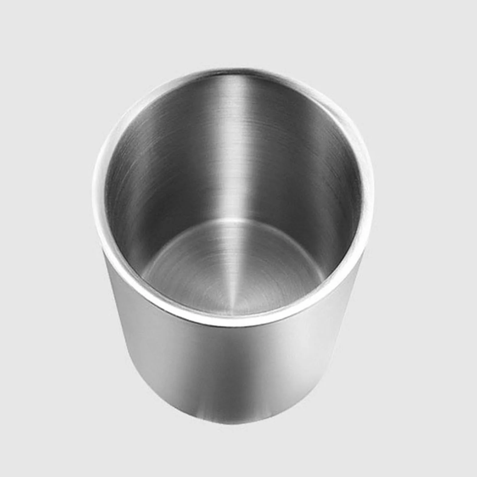 Cubo de Champán Cubo de hielo de doble pared de acero inoxidable con aislamiento térmico, contenedor redondo, Enfriador de hielo for vino, armario de cerveza, herramienta de cocina Cubiteras Acero