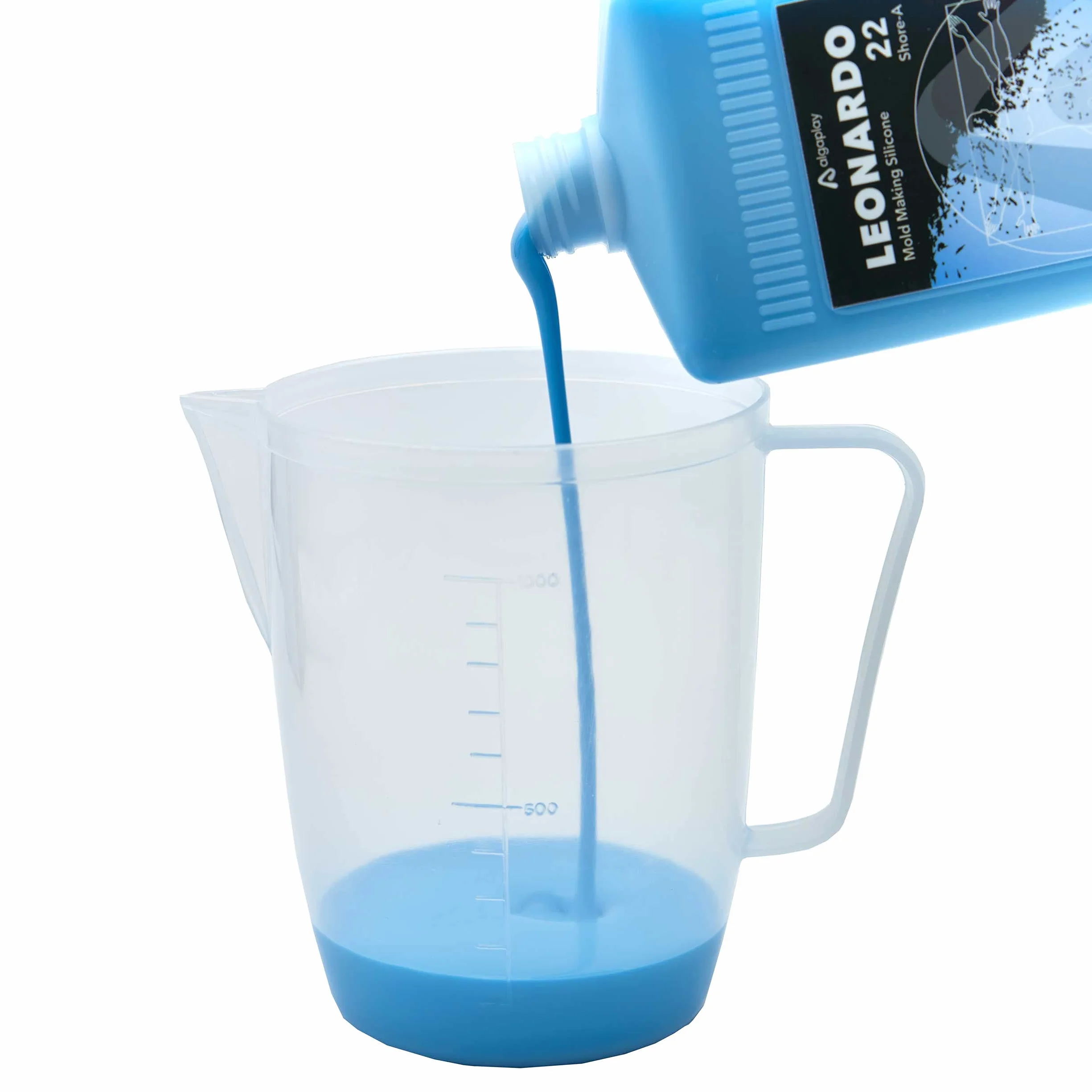 Leonardo Molding Silicone - Goma de silicona específica para realizar moldes que reproducen fielmente incluso los más pequeños detalles. (2 Kg.)
