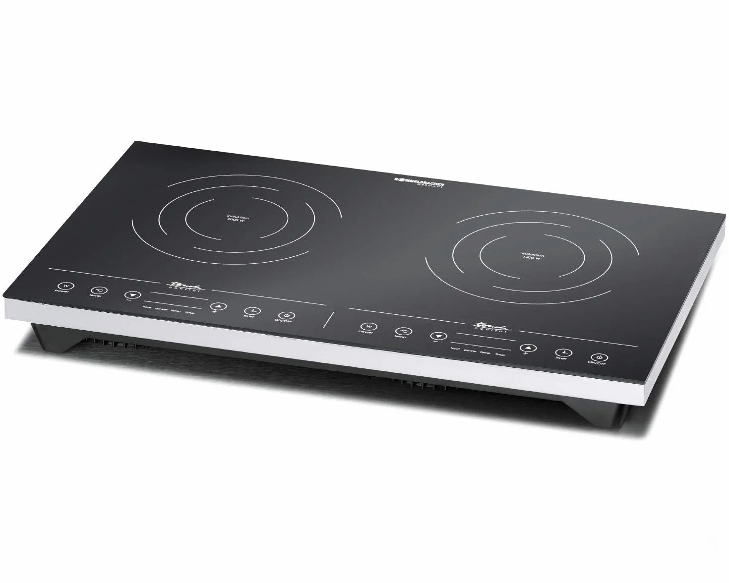 Rommelsbacher CT 3410/IN - Placa inducción portátil, 3400 W, color negro