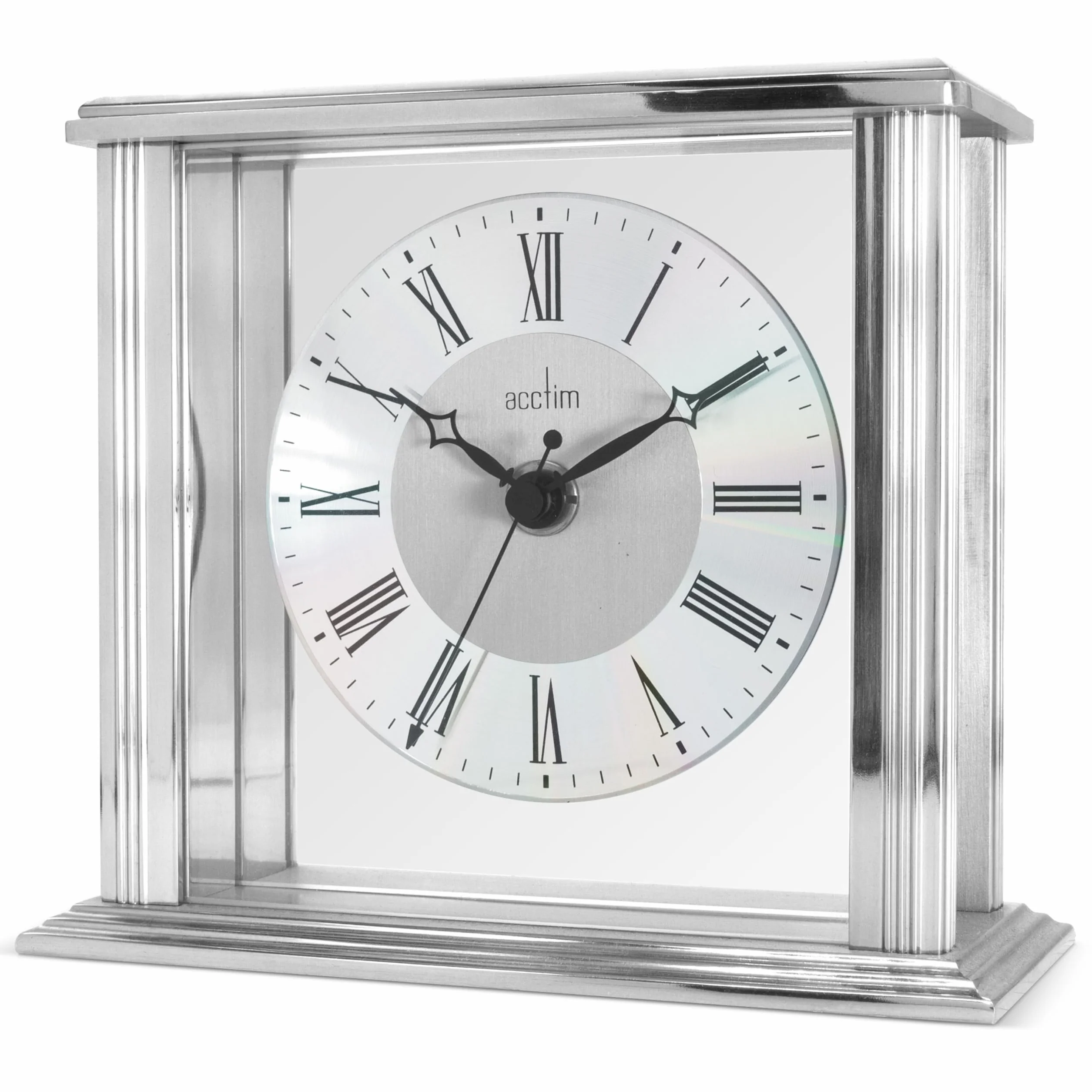 Acctim 36247 Hamilton Reloj de Chimenea, Efecto Plateado