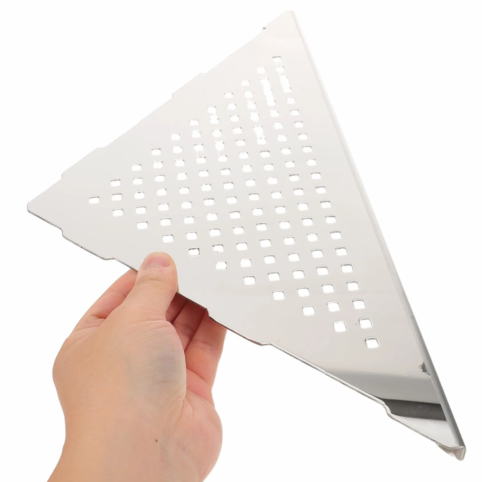 Cabilock Estante de Baño de Esquina de Acero Inoxidable Organizador de Ducha sin Taladro para Pared Almacenamiento de Esquina para Baño