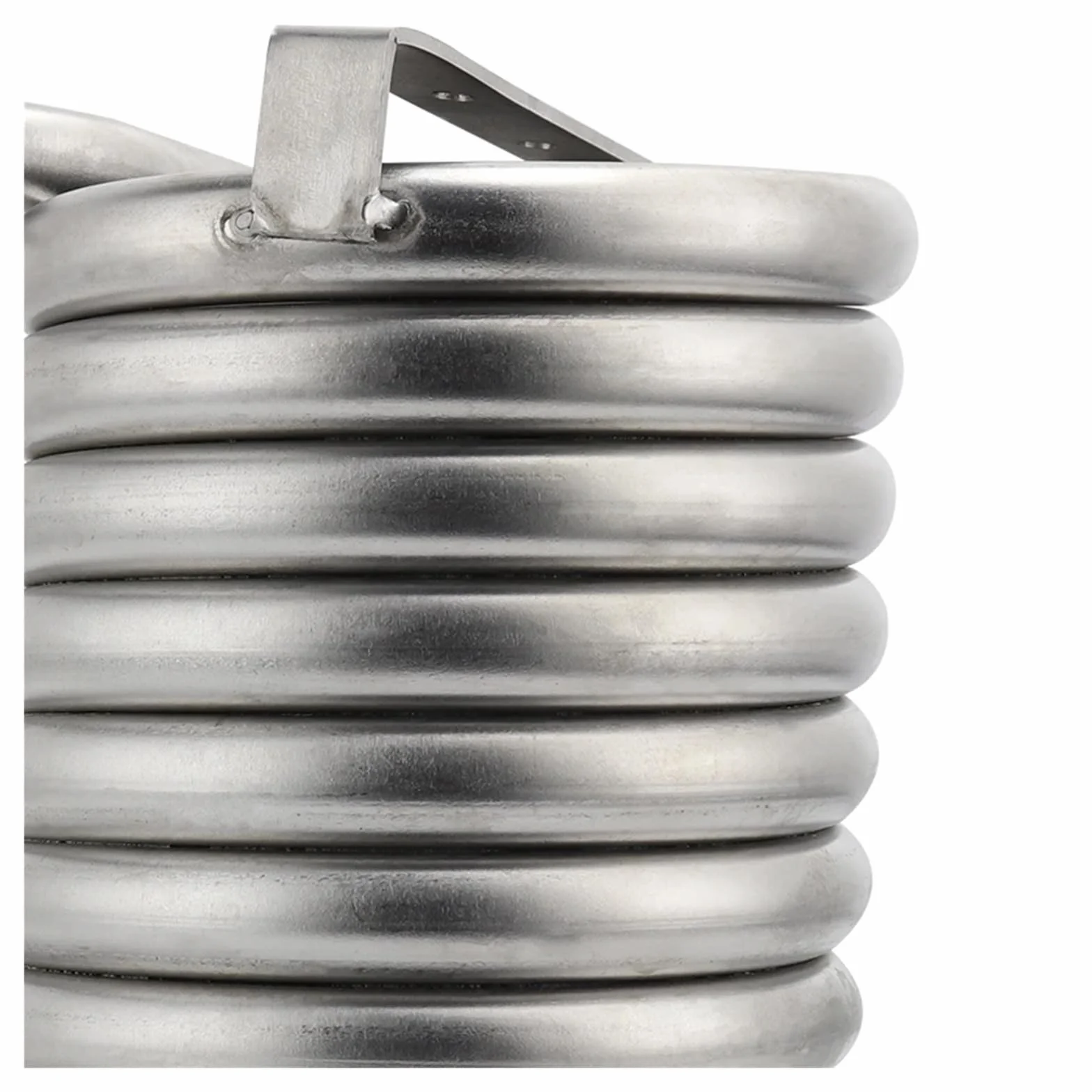 Enfriador de Mosto de contraflujo de Acero Inoxidable con intercambiador de Calor y serpentín de enfriamiento, Equipo de elaboración de Cerveza casera. Amplia Gama de Aplicaciones