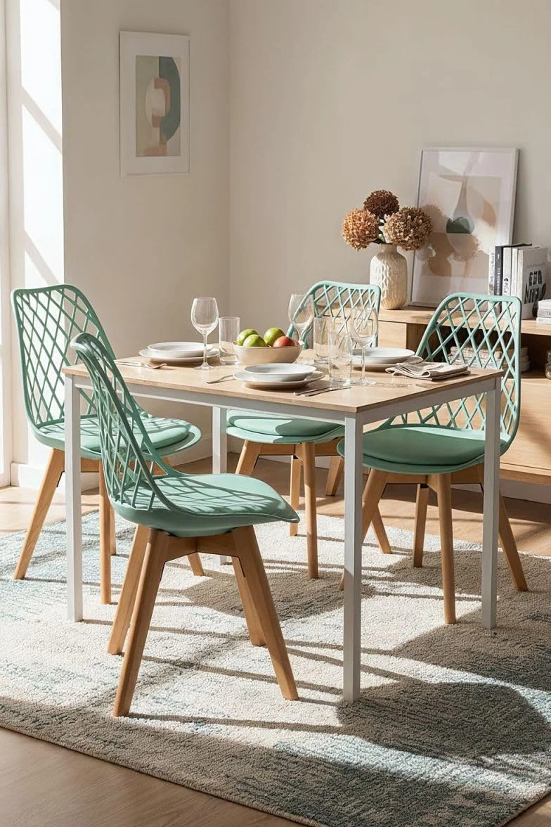 Packs Sillas Comedor Mima Celadón 4 sztuk