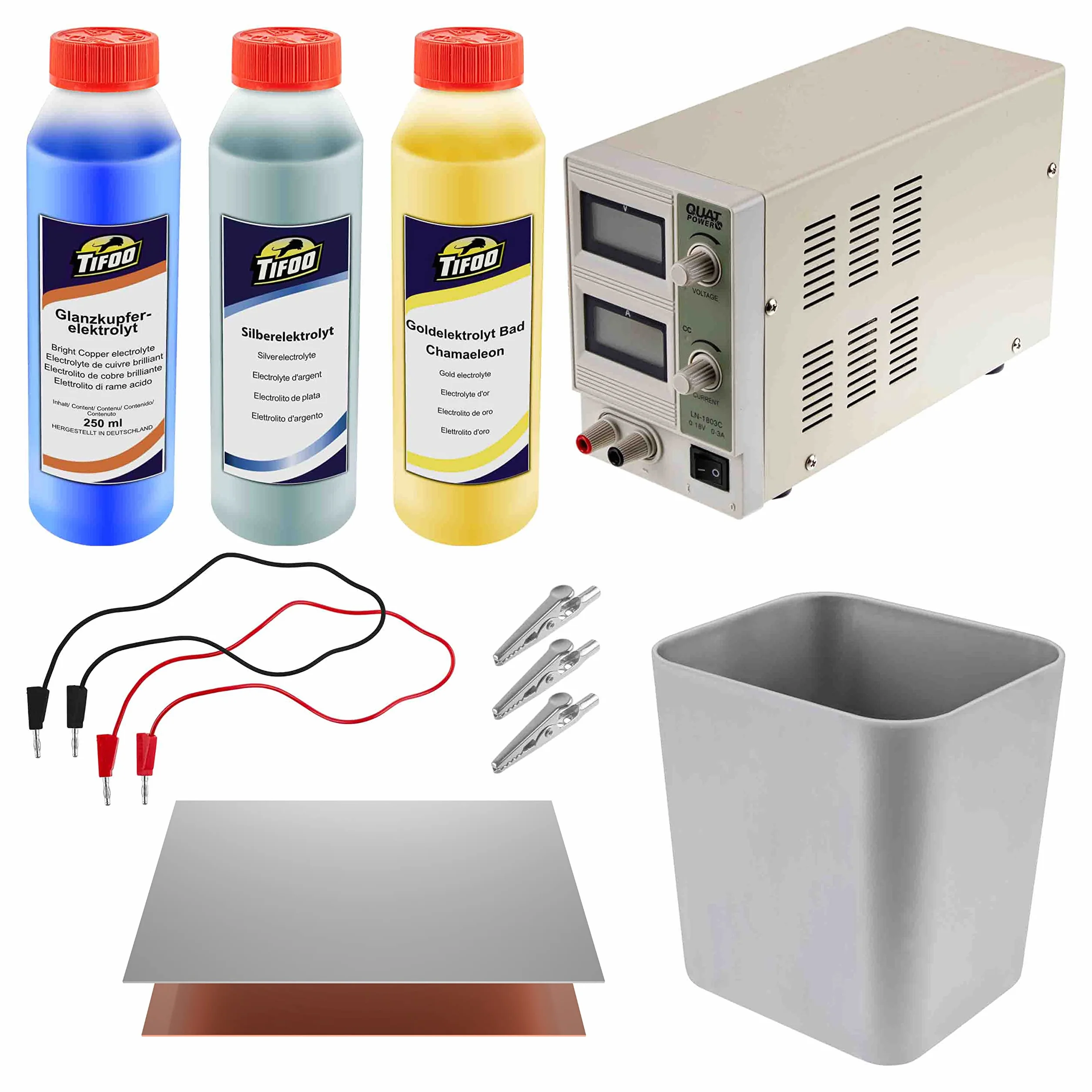 Galvanoplastia de inmersión/equipo de galvanoplastia - Kit inicial