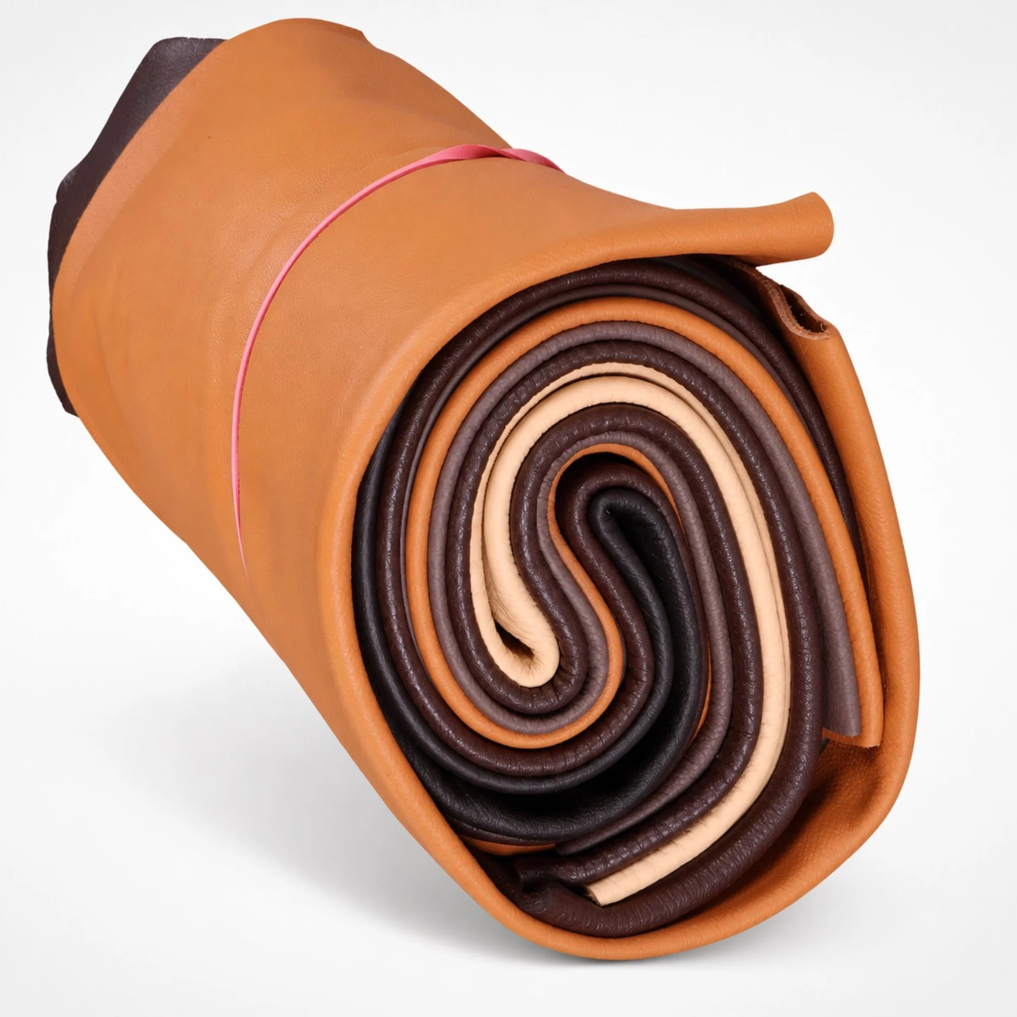 Langlauf Schuhbedarf ® - Retales de piel extragrandes (1 kg), color marrón. Todas las piezas son de un Tamaño mínimo DIN A3, incluye instrucciones para patucos (idioma español no garantizado)