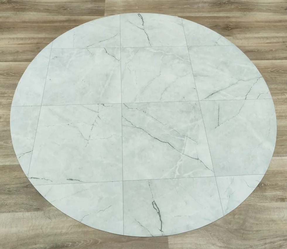Alfombra Vinilo beig Marfil Dibujo marmol veteado para Cocina, Alfombra Vinilo para salón, Alfombra Oficina antidelizante con Detalles Gris.