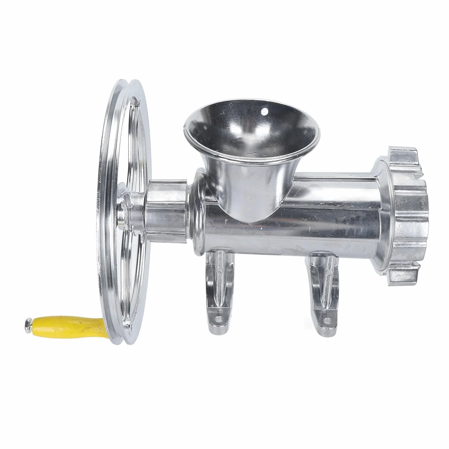 Molinillo de carne manual de acero inoxidable, picadora de carne para cocineros caseros
