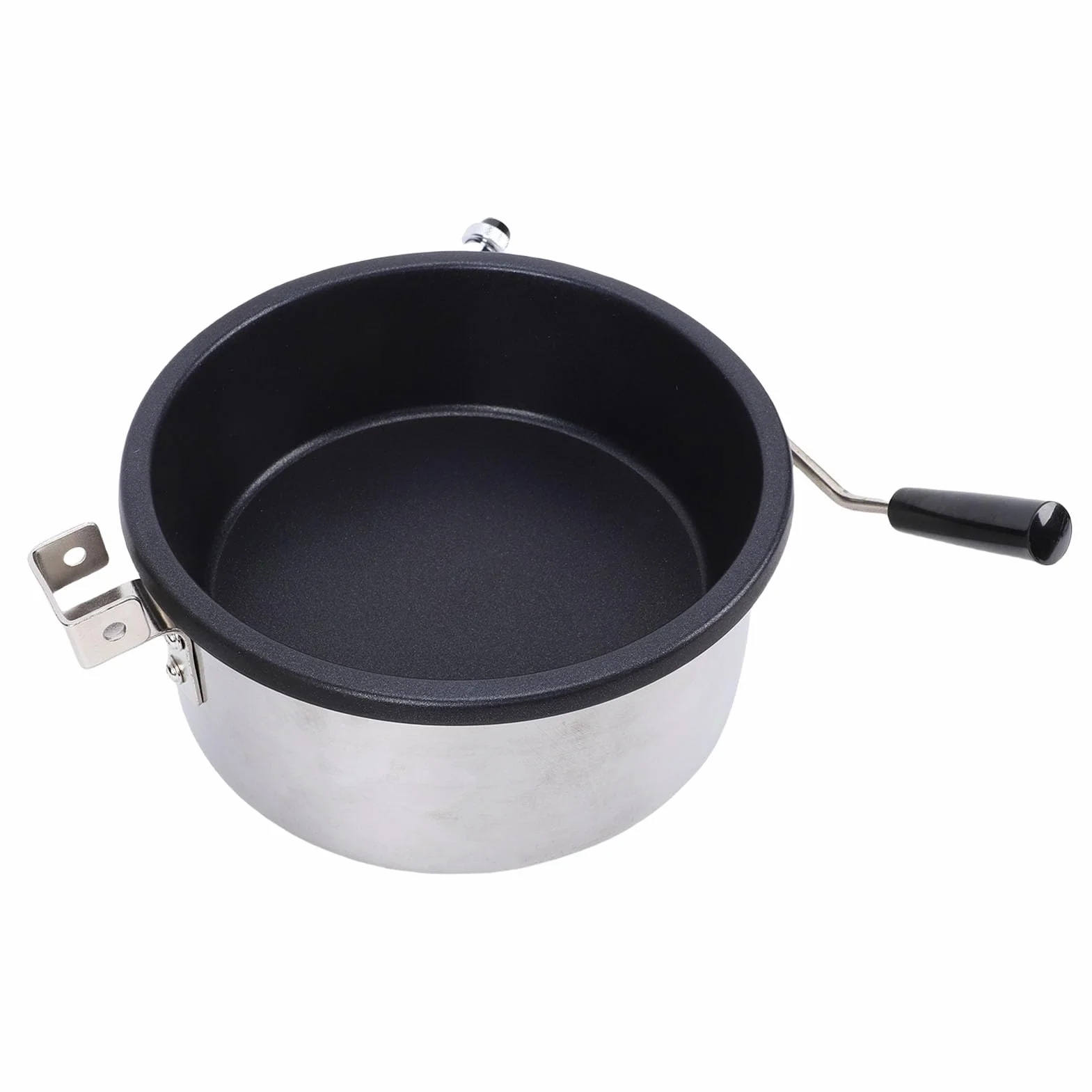 HEEPDD Máquina para Hacer Palomitas de Maíz en la Estufa, Palomitas de Maíz, Olla para Palomitas de Maíz, Acero Inoxidable, Gran Capacidad, Calefacción Uniforme para Estufa Eléctrica