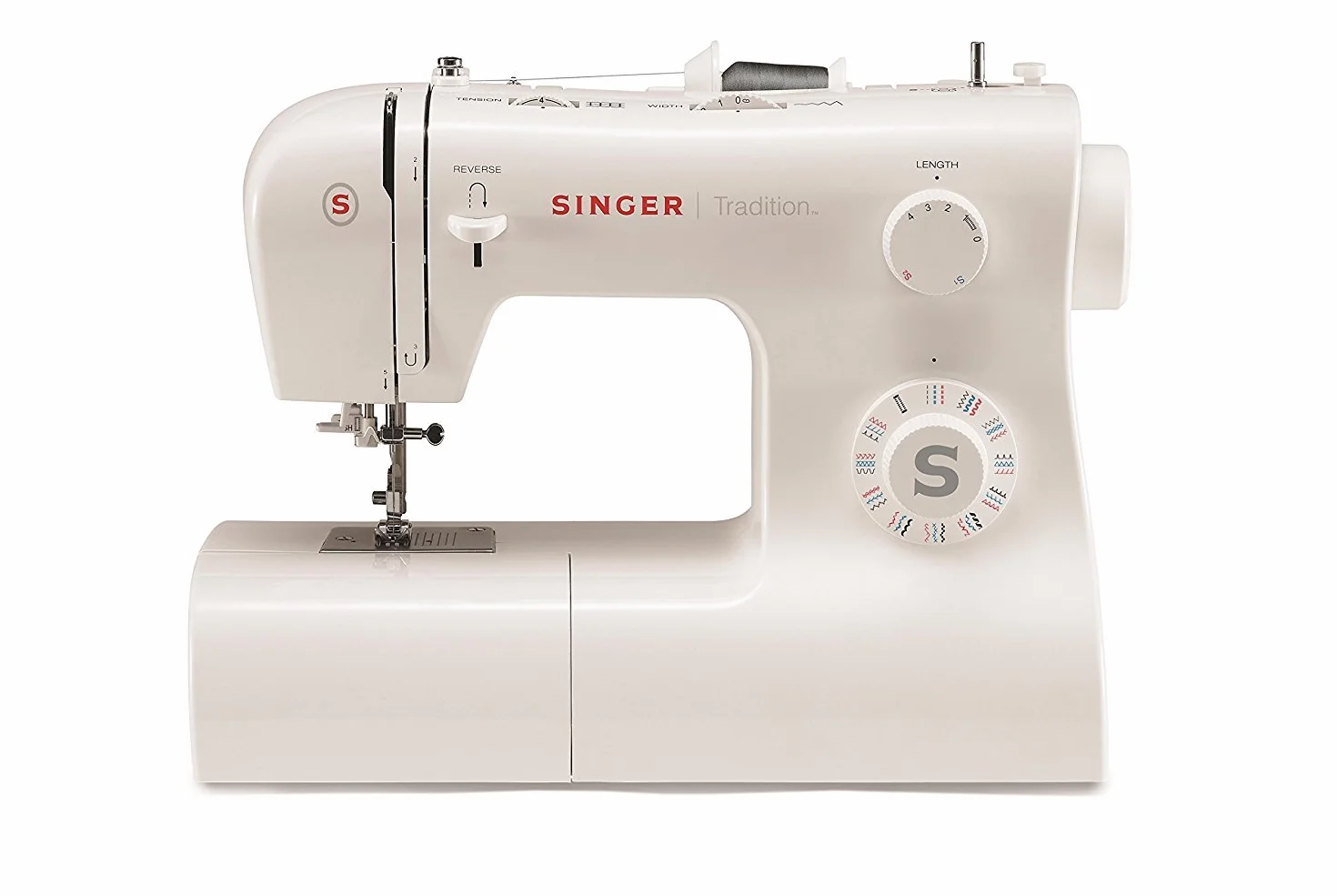 Máquina de coser Singer Tradition 2282, 32 puntadas, Ojalador y Enhebrador Automático en 1 tiempo