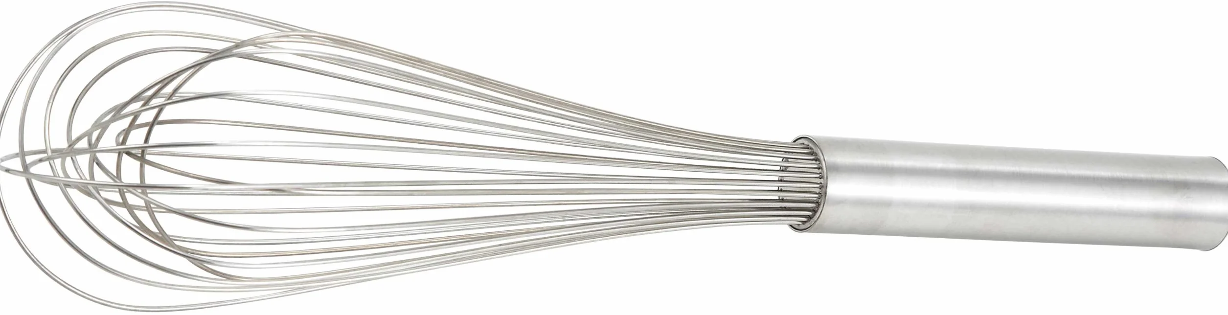 Winco Batidor de alambre de piano de acero inoxidable, 14 pulgadas