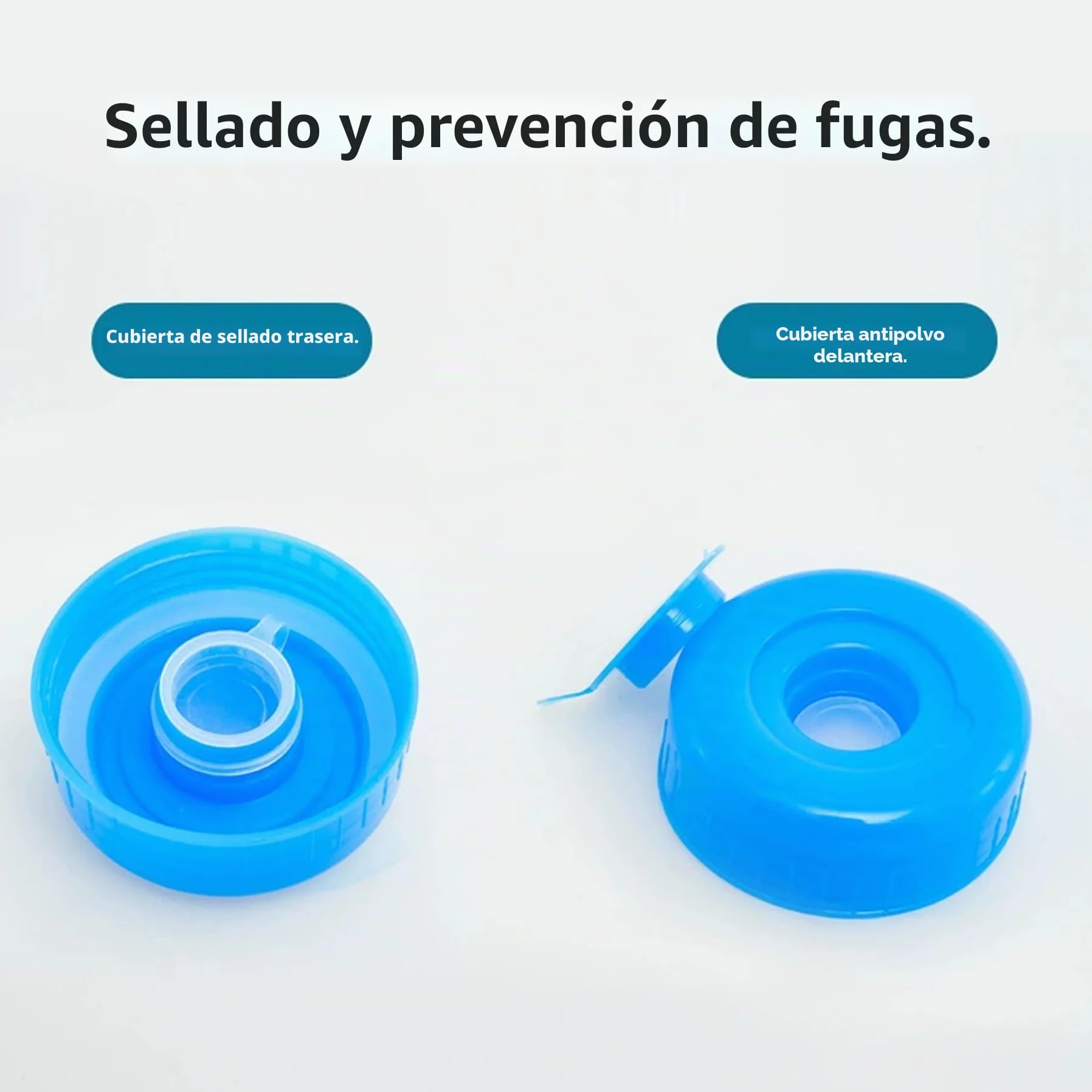 Jarra De Agua De 7,5 L Con Asa Grado Alimenticio a Prueba De Fugas Transparente Sin Olor Sellado Reutilizable a Prueba De Polvo Contenedor De Botella De Agua Portátil Para Hogar Jarra De Agua