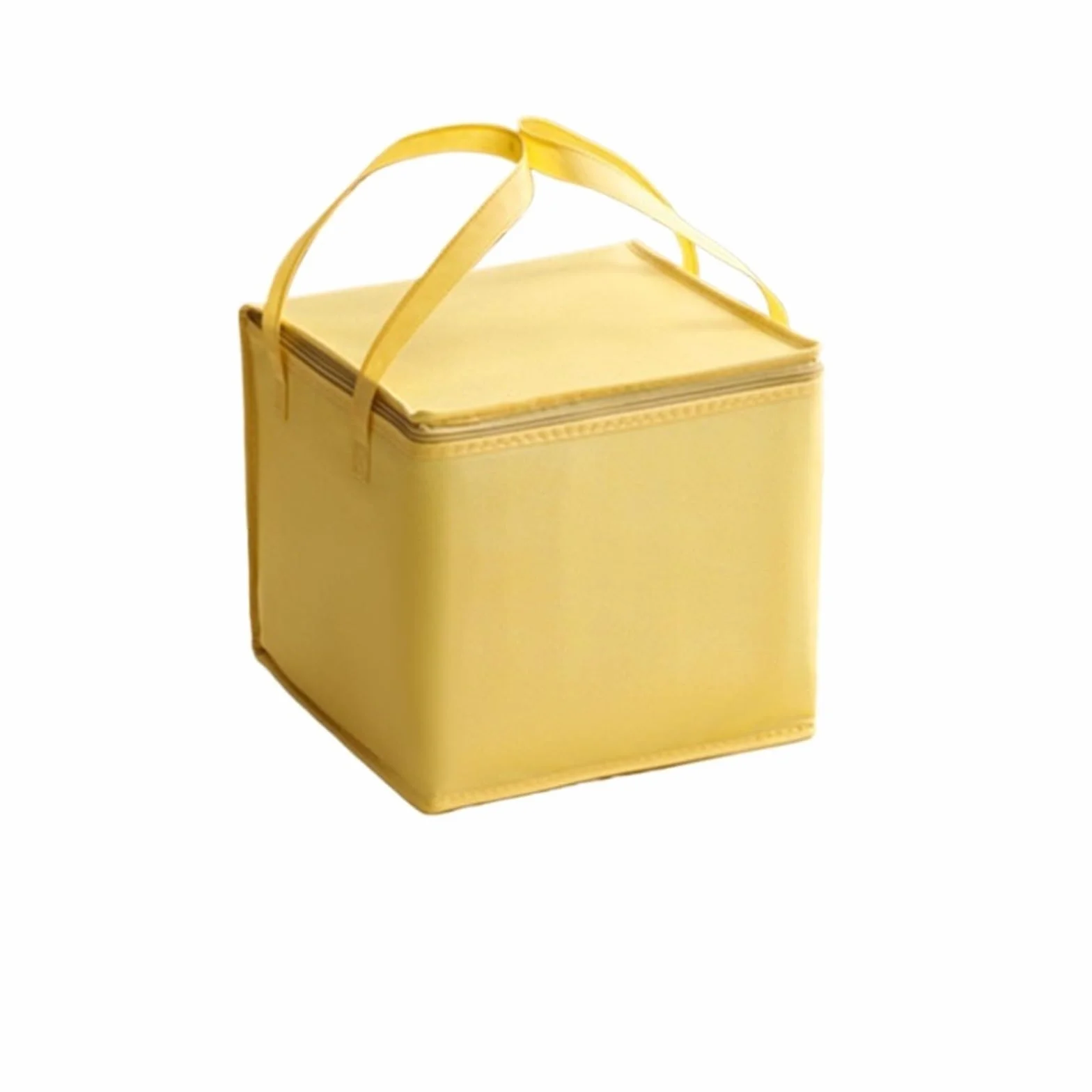 Bolsa Almuerzo Bolsa de almuerzo de algodón for pastel, bolsa aislante, bolsa de transporte, cajas de almacenamiento más frescas, bolsas de almuerzo, contenedor térmico de comida for Picnic Para El Tr