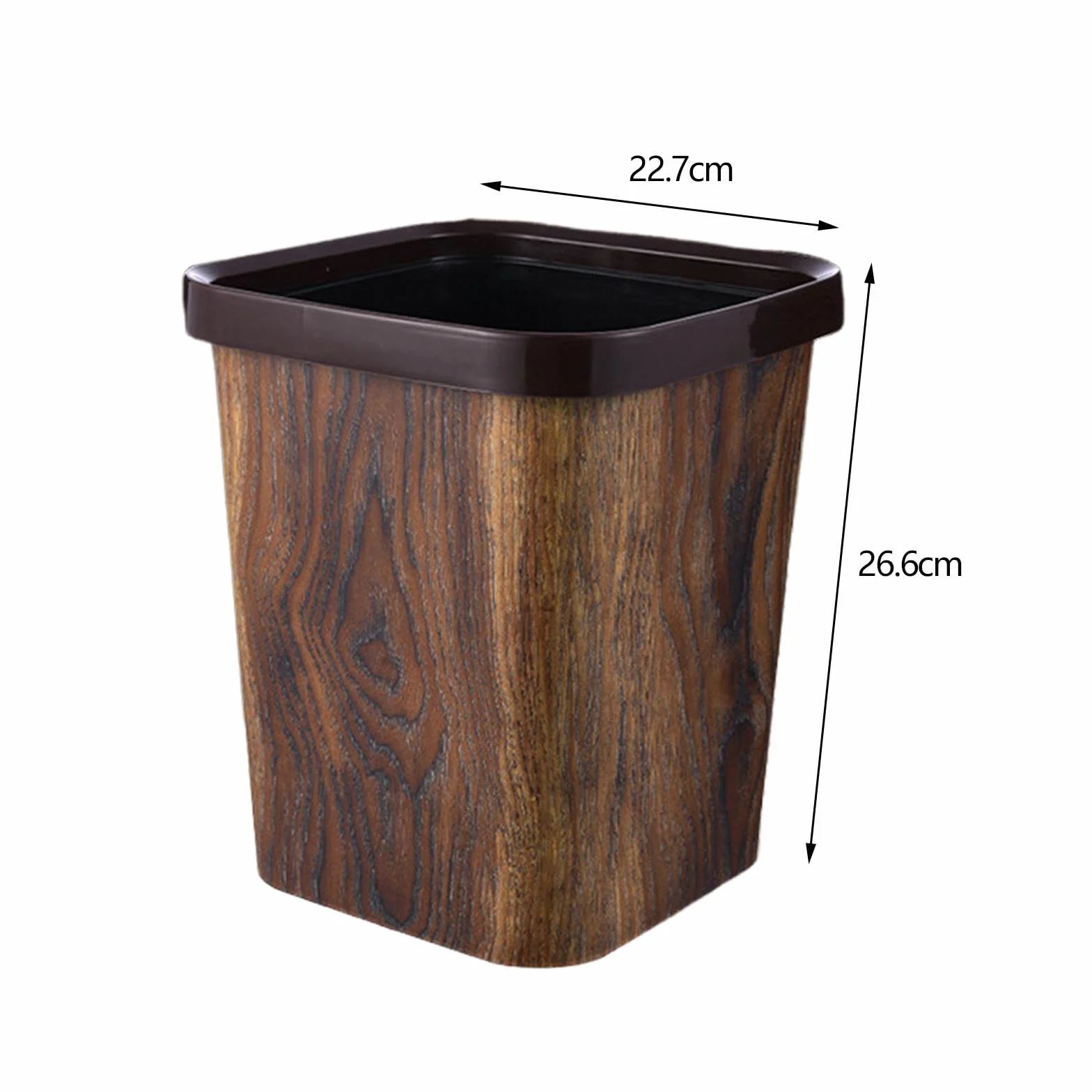 MagiDeal Contenedor de Basura Interior Sin Tapa Papelera Grande 12L