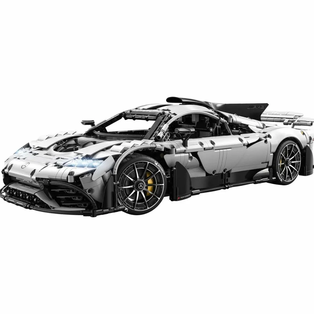 CaDA Master - Mercedes AMG One- Set de construcción - Vehículo R/C - De Color Plateado - 3295 Piezas - + 14 años - Escala 1:8 (DEQUBE 927DE61503)