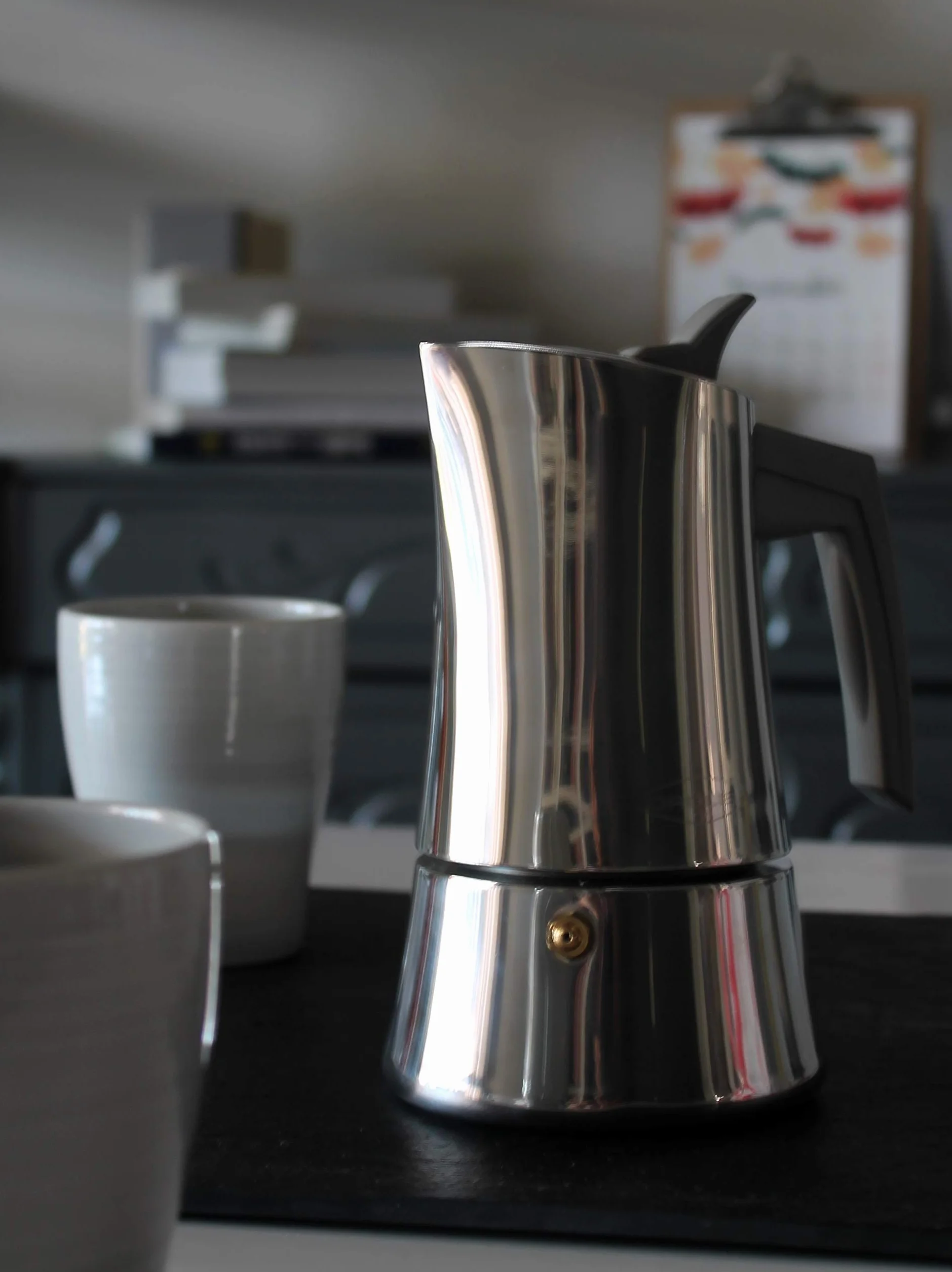 Oroley - Cafetera Italiana Stilla | Acero Inoxidable | 10 Tazas | Cafetera Inducción, Vitrocerámica, Fuego y Gas | Estilo Tradicional