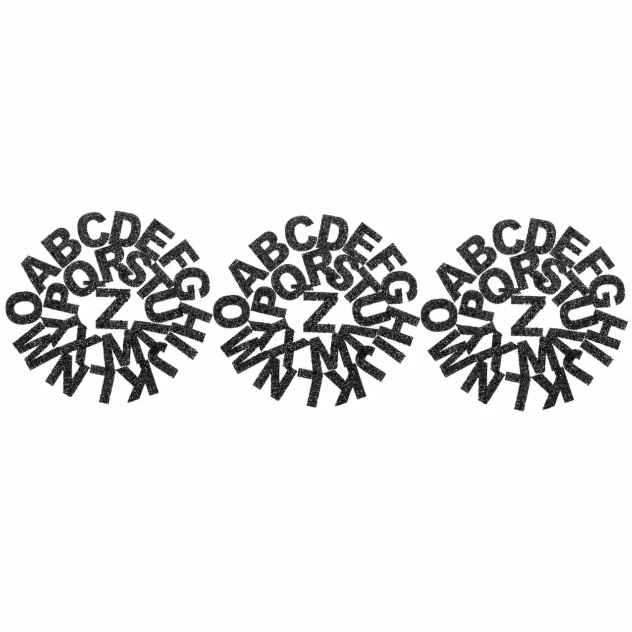 STOBOK 78piezas Pegatinas De Letras De Rincón De Brillantes Termoadhesivas Para Ropa Decoración De Bolsos y Manualidades Letras De Strass Para