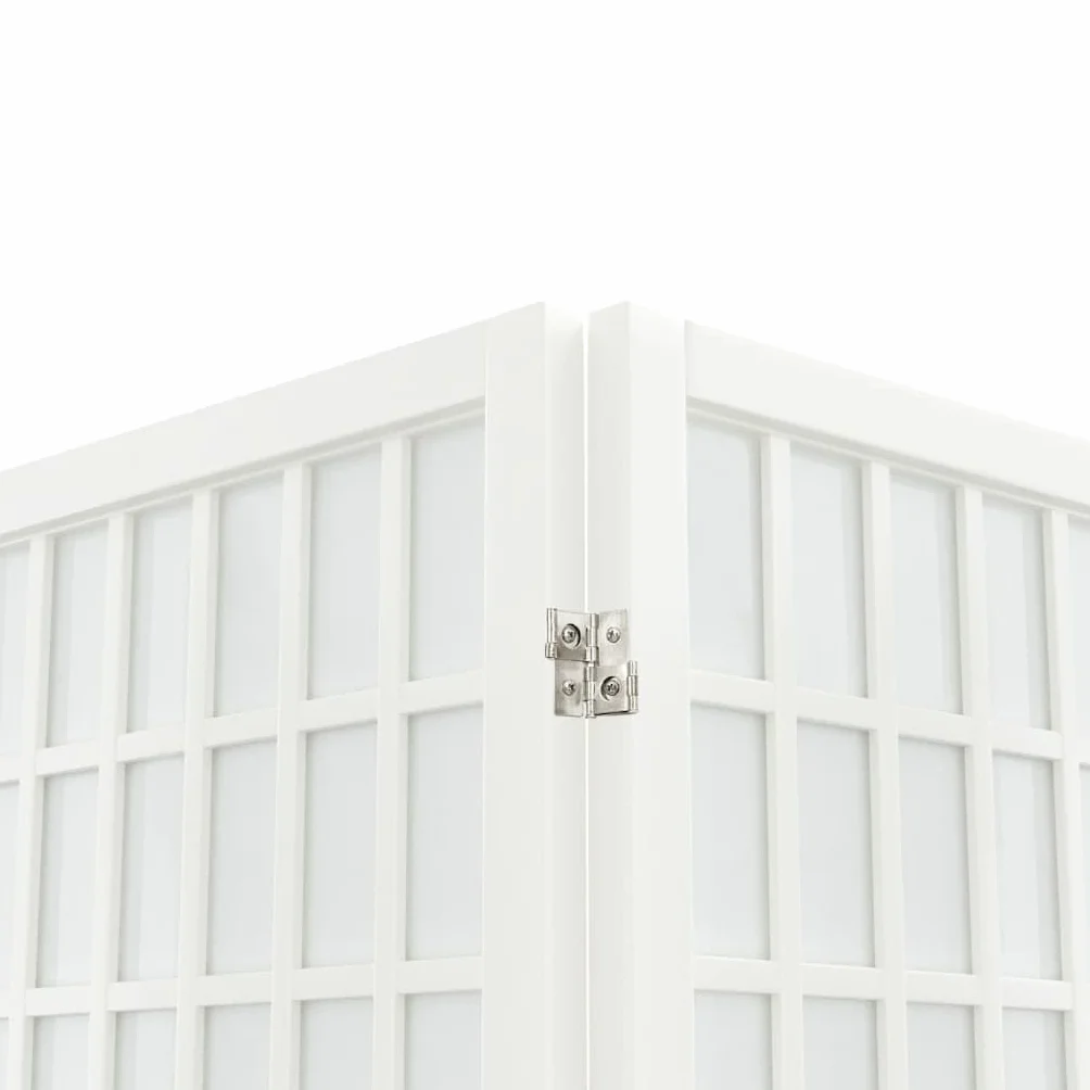 vidaXL Biombo plegable con 3 paneles estilo japonés blanco 120x170 cm