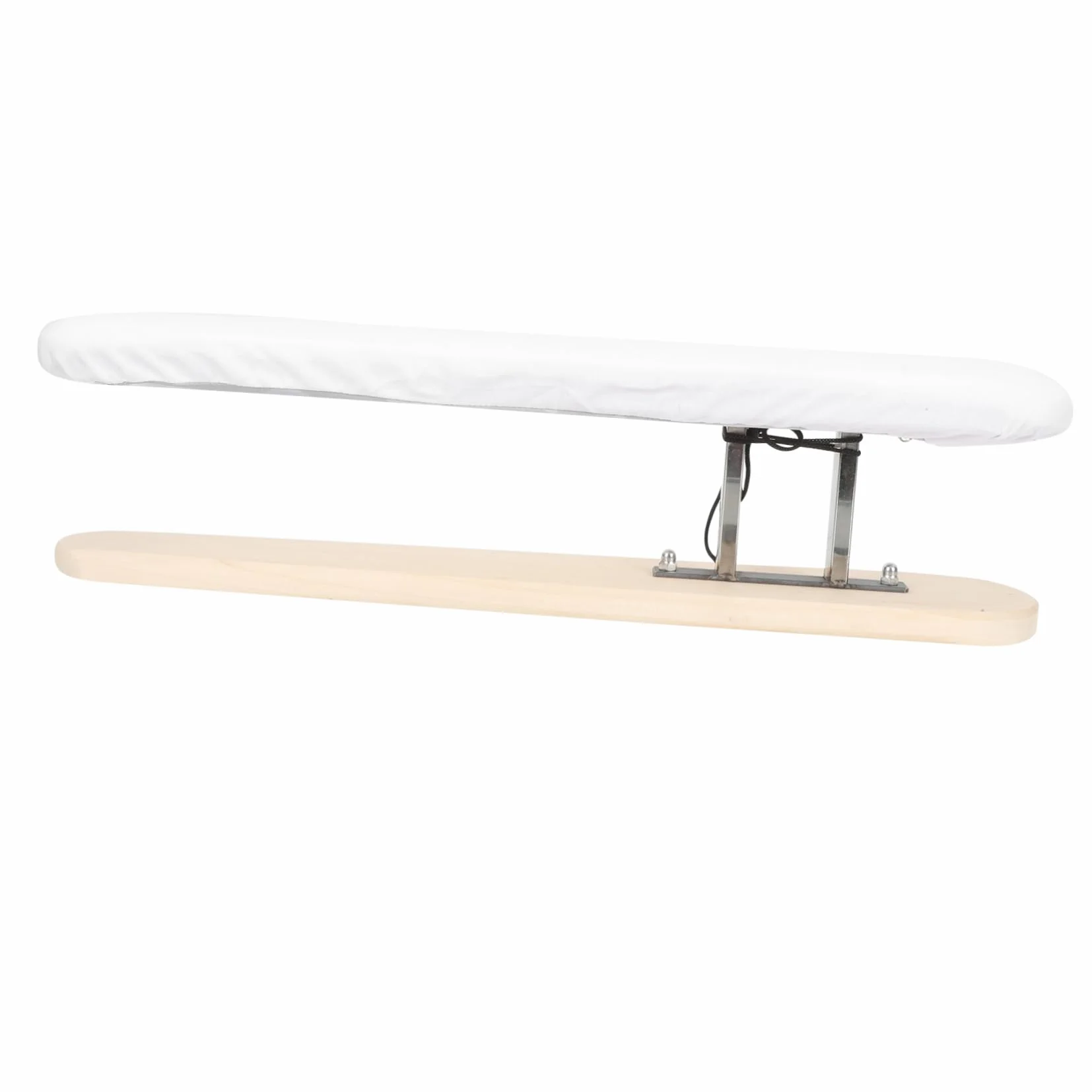 Mikinona Tabla de Planchar de Madera Almohadilla de Color Claro para Ropa, Soporte Compacto y Diseño Razonable para Uso Doméstico y Prendas Delicadas