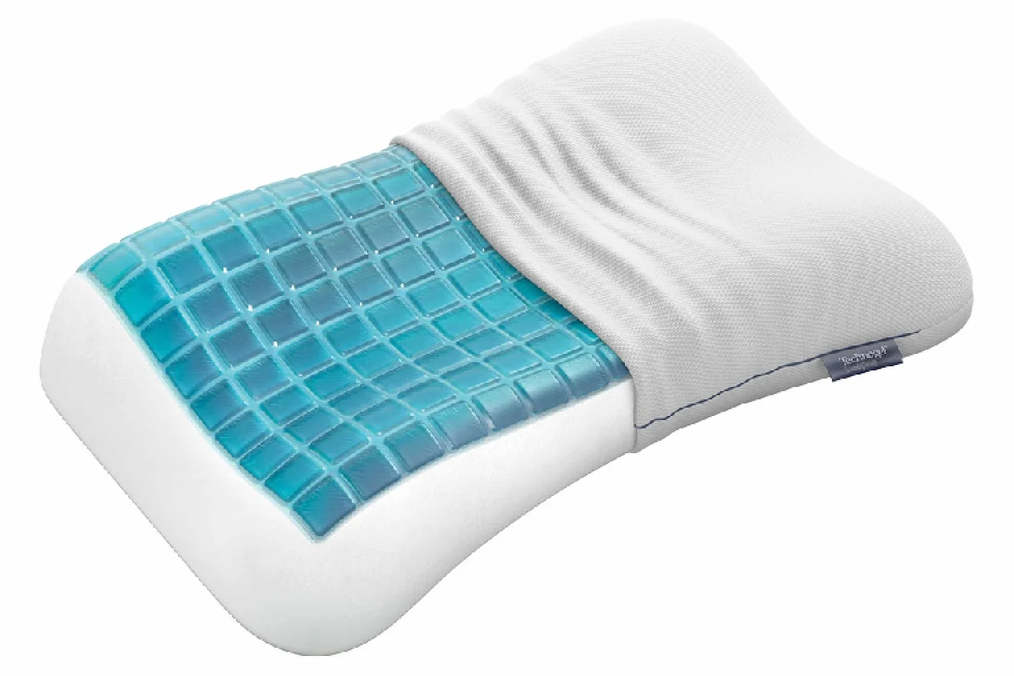 Technogel TG-PIL-EC13 - Cojín cervical (66 cm x 40 cm, 13), color blanco