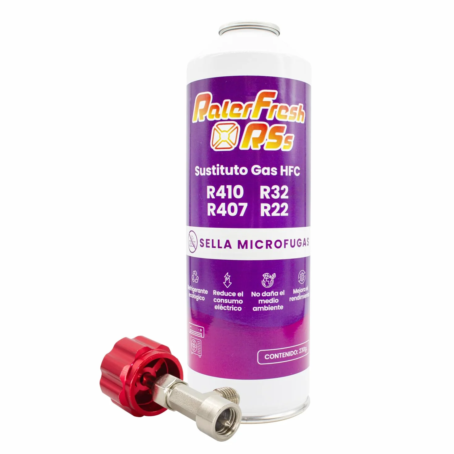 Ralerfresh RS Gas Refrigerante Sustituto R410 R32 R407 R22 Recarga Ecologica Aire Acondicionado Split