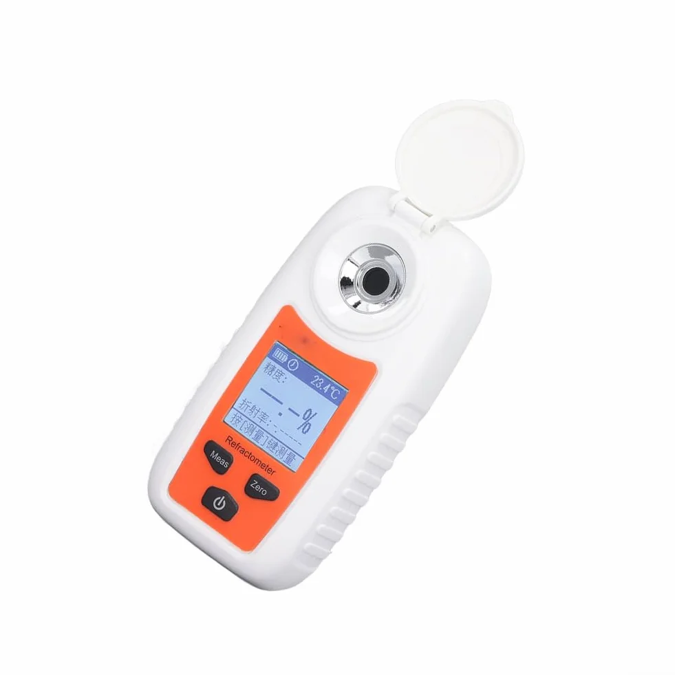 Refractómetro profesional para ST335A, probador digital de azúcar de frutas con compensación de temperatura, 0-35% para rango brix para laboratorio y campo